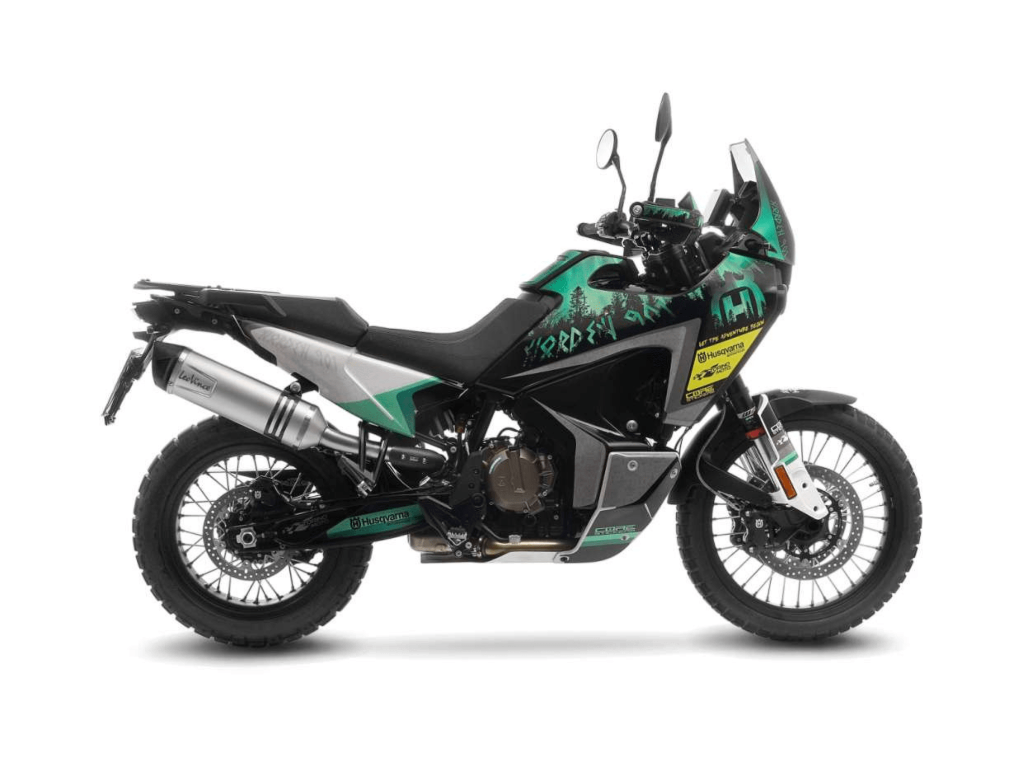 HUSQVARNA NORDEN 901 LeoVince Exhaust LV ONE EVO Slip-On Silencer 2022-2025 - immagine 3