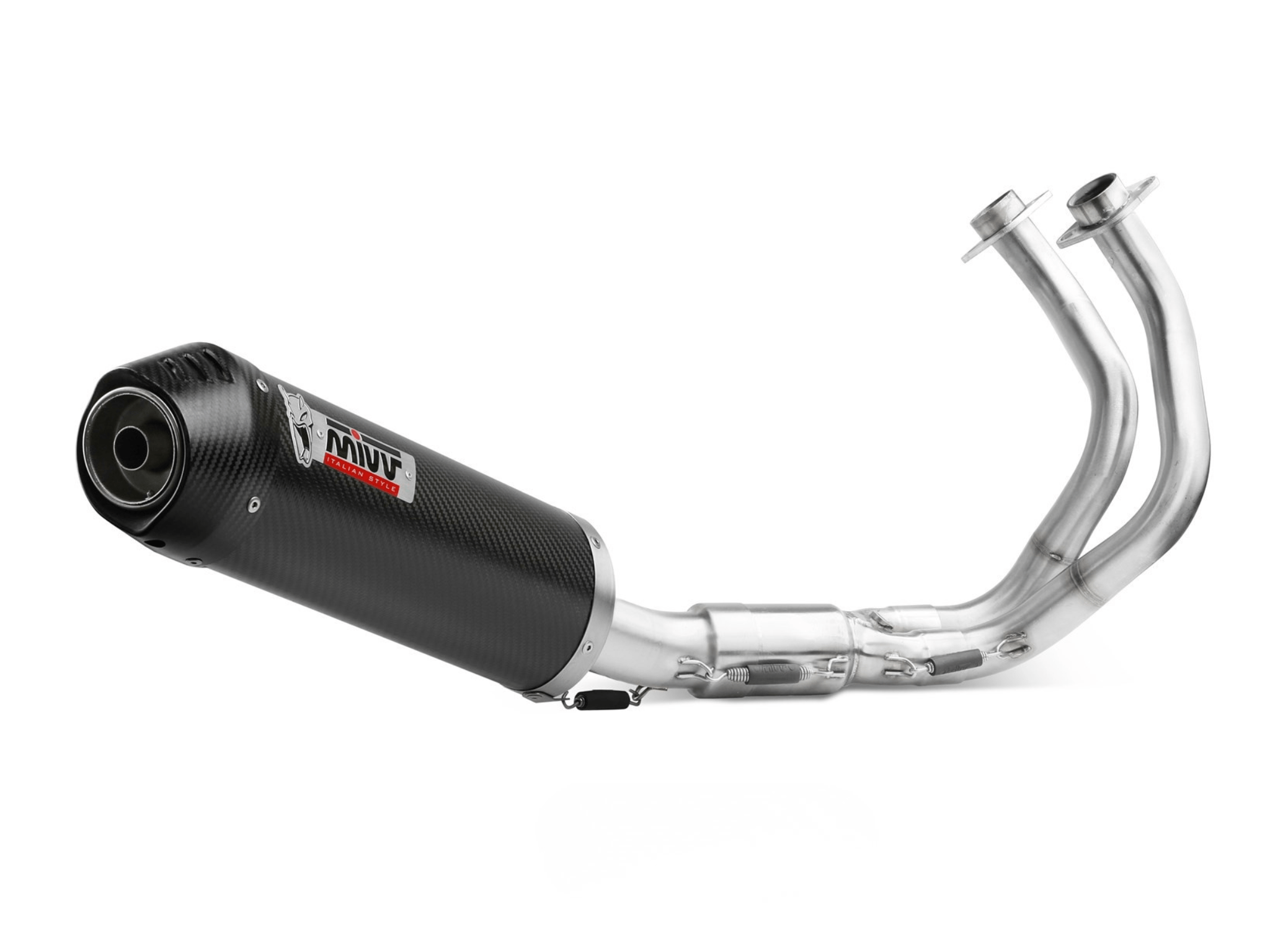 KAWASAKI NINJA 650 MIVV Exhaust Complete System with OVAL Carbon Silencer 2024-2026