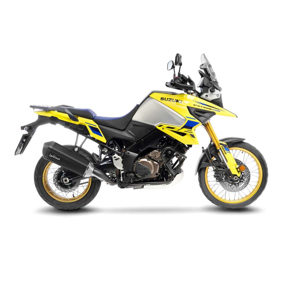 SUZUKI V-STROM 1050 LeoVince Exhaust LV-12 Black Slip-On Silencer 2020-2024 - Slika 2