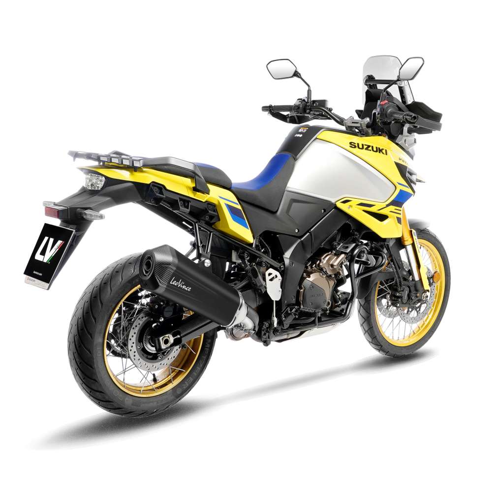 SUZUKI V-STROM 1050 LeoVince Exhaust LV-12 Black Slip-On Silencer 2020-2024 - Slika 3