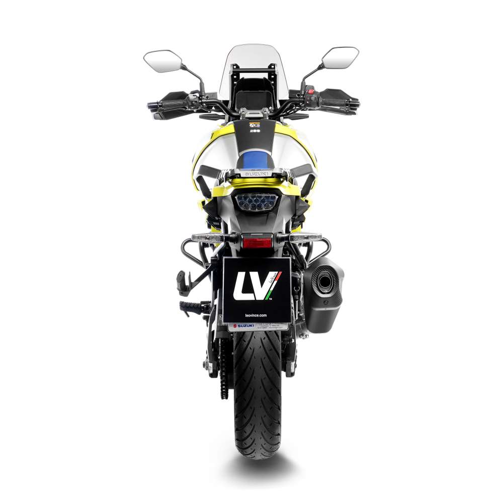 SUZUKI V-STROM 1050 LeoVince Exhaust LV-12 Black Slip-On Silencer 2020-2024 - Slika 4
