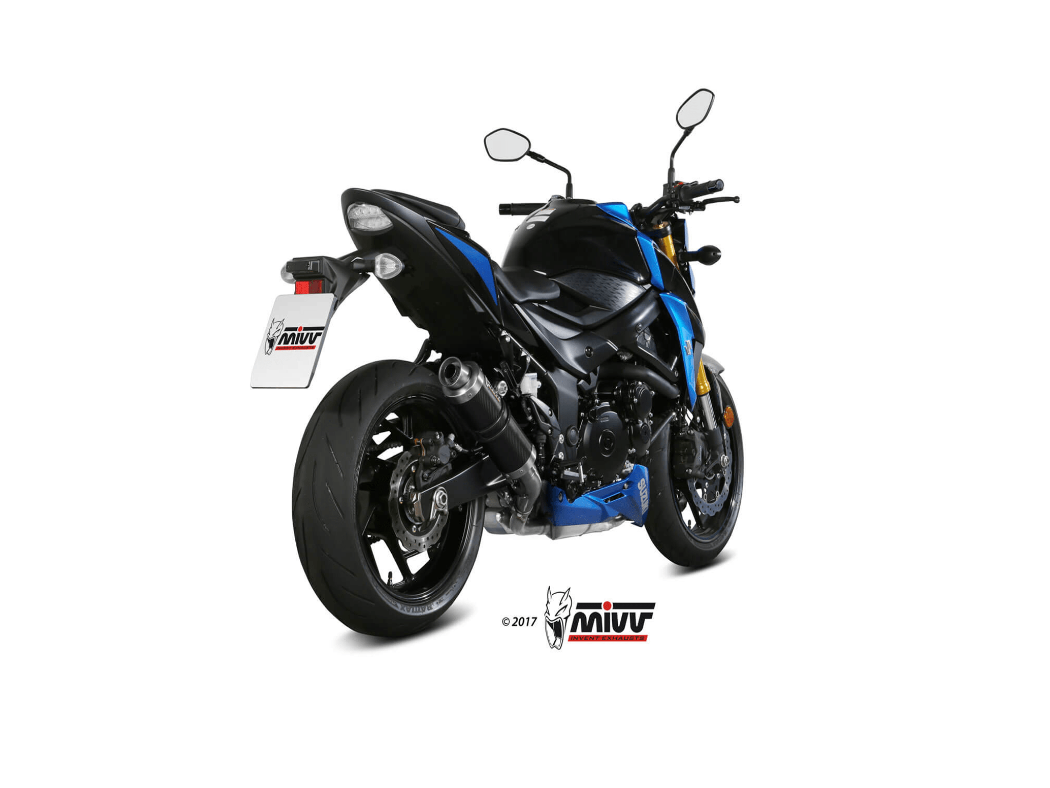 SUZUKI GSX-S 750 MIVV Exhaust GP Carbon Slip-On Silencer 2017-2020 - Slika 3