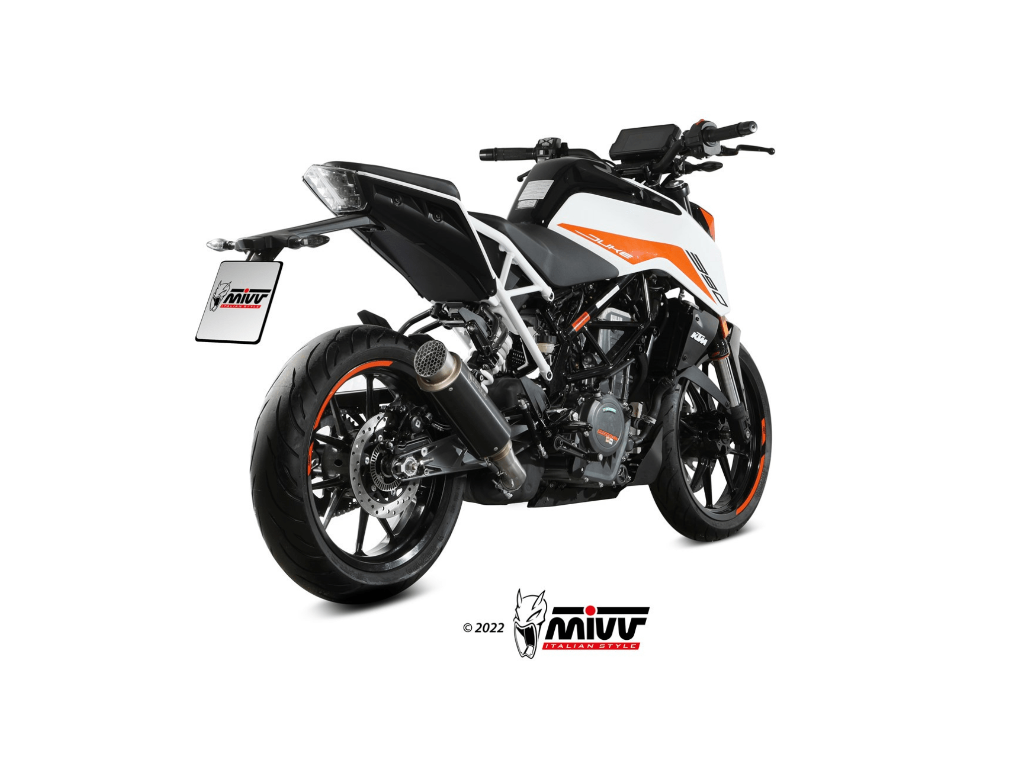 KTM 390 DUKE MIVV Exhaust GP PRO Black Slip-On Silencer 2021-2023 - Slika 3