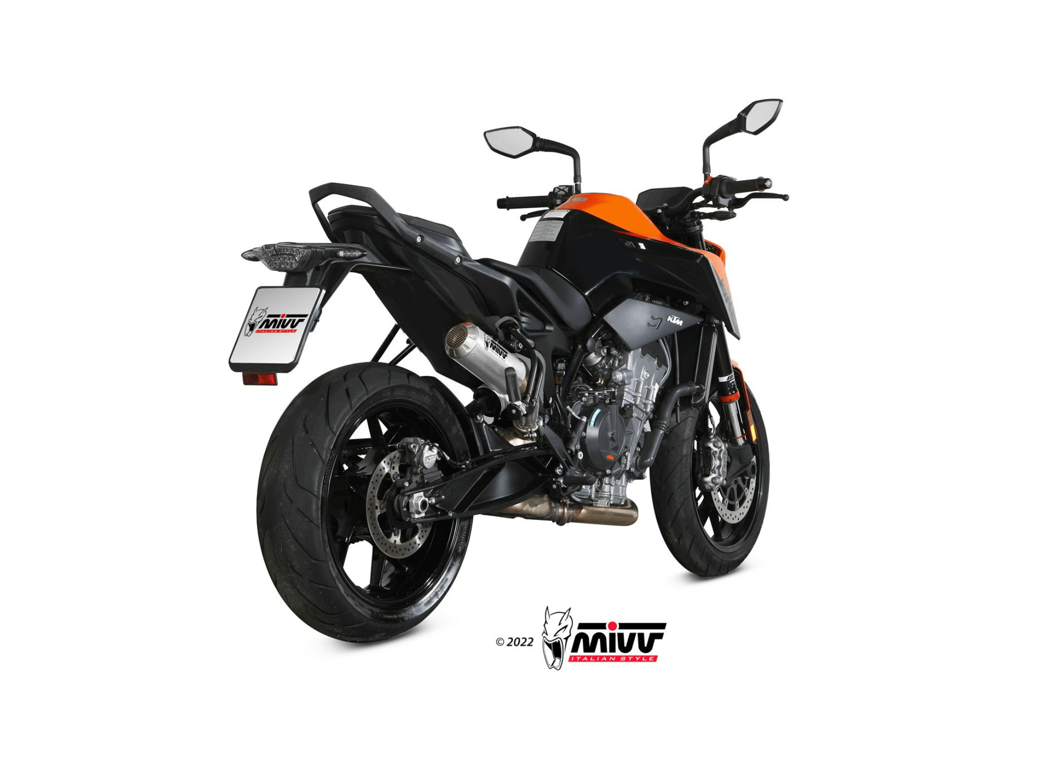 KTM 890 DUKE MIVV Exhaust MK3 Slip-On Silencer 2020-2024 - Image 3