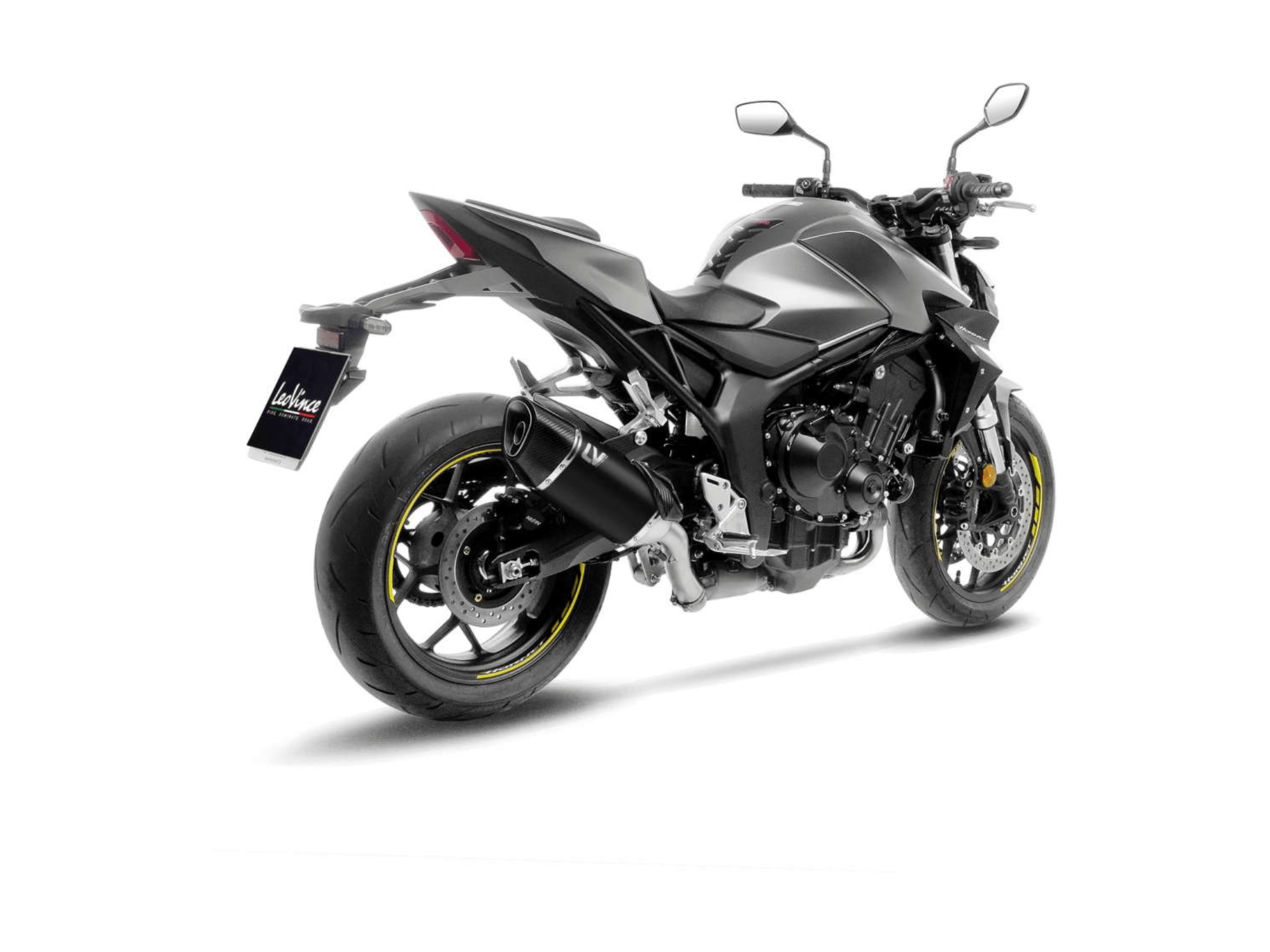 HONDA CB 1000 HORNET / SP LeoVince Exhaust LV-14 R Black Slip-On Silencer 2025-2026 - immagine 3