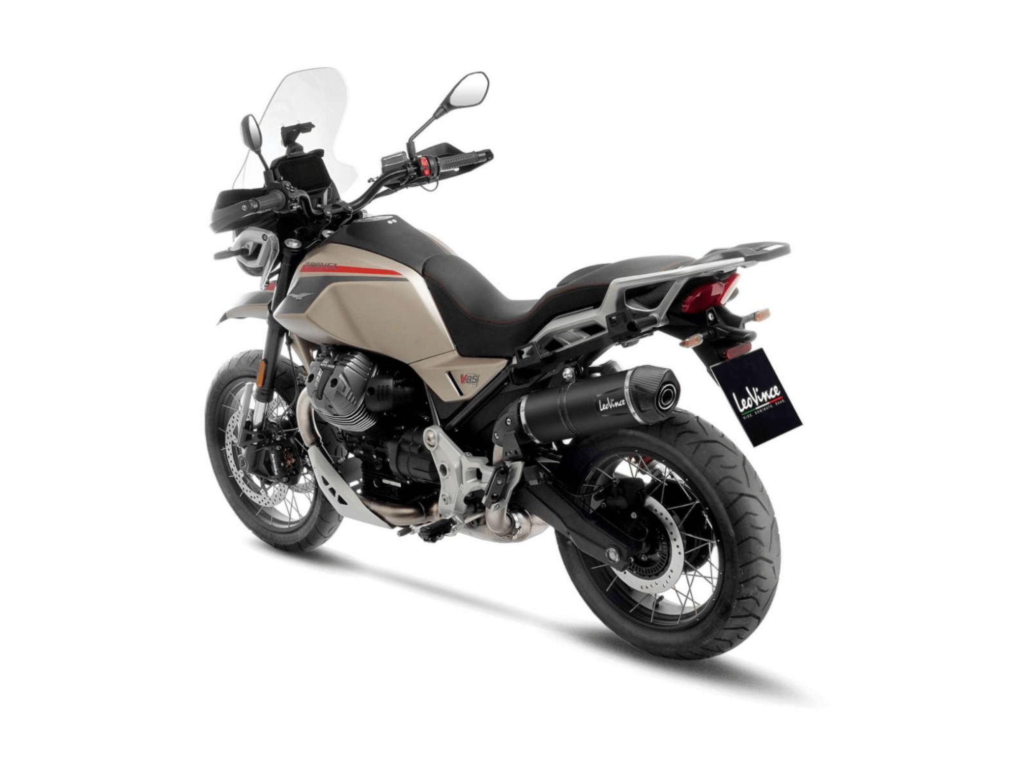 MOTO GUZZI V85 TT LeoVince Exhaust LV ONE EVO Black Slip-On Silencer 2024-2026 - Image 3