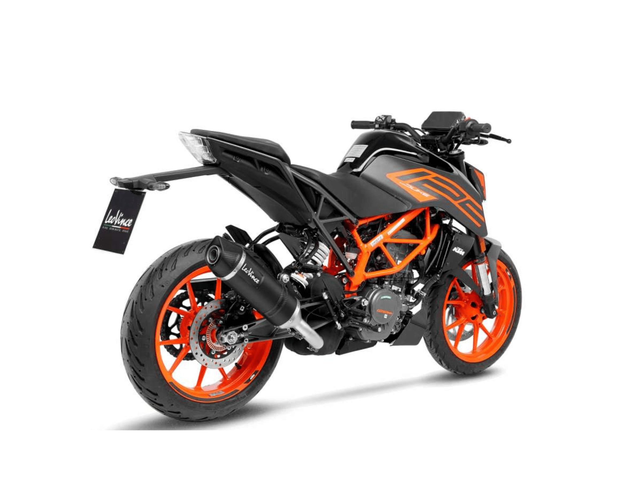 KTM 125 DUKE LeoVince Exhaust LV ONE EVO Black Slip-On Silencer 2021-2023 - Slika 3