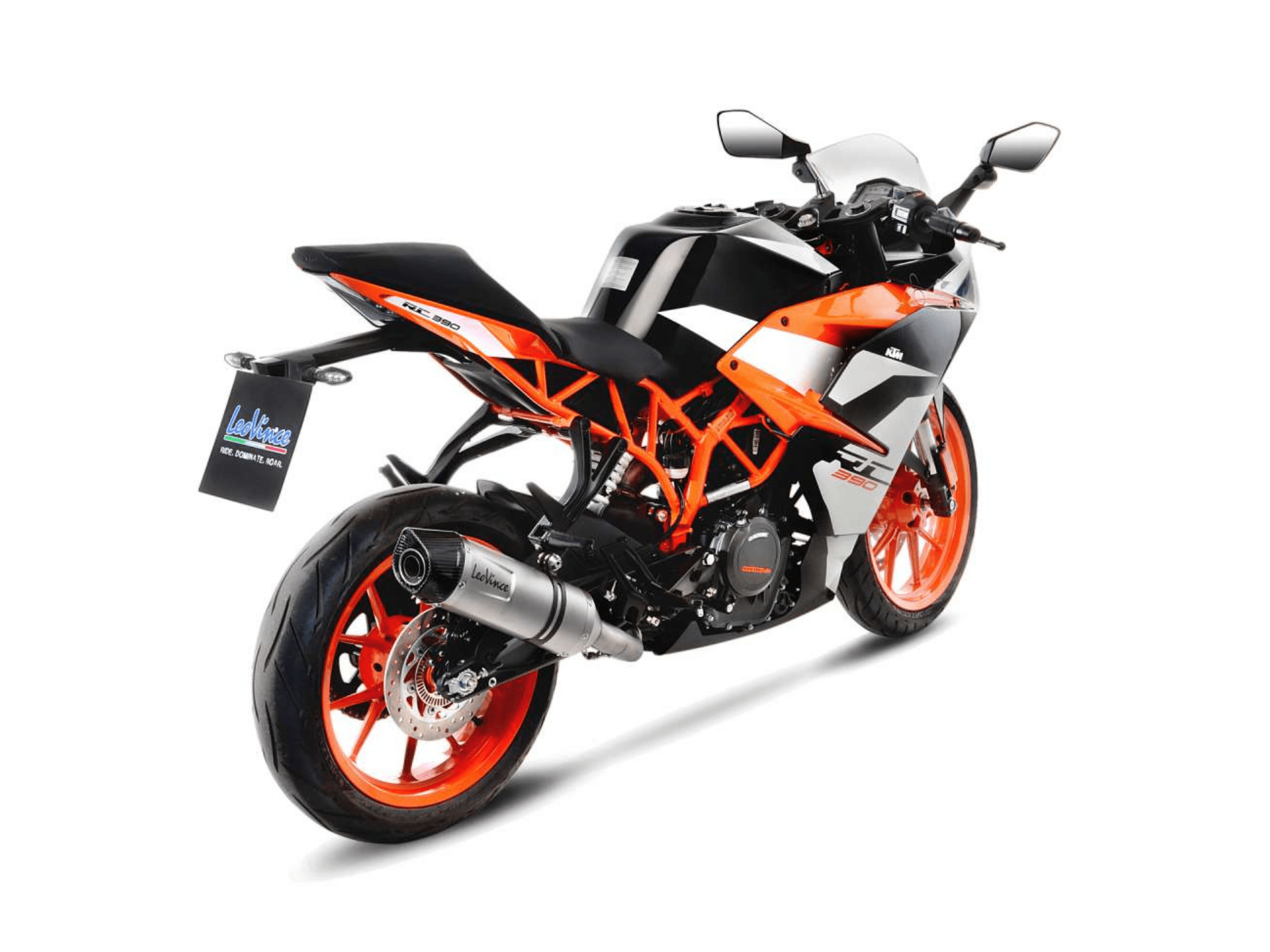 KTM RC 390 LeoVince Exhaust LV ONE EVO Slip-On Silencer 2017-2020 - Slika 3