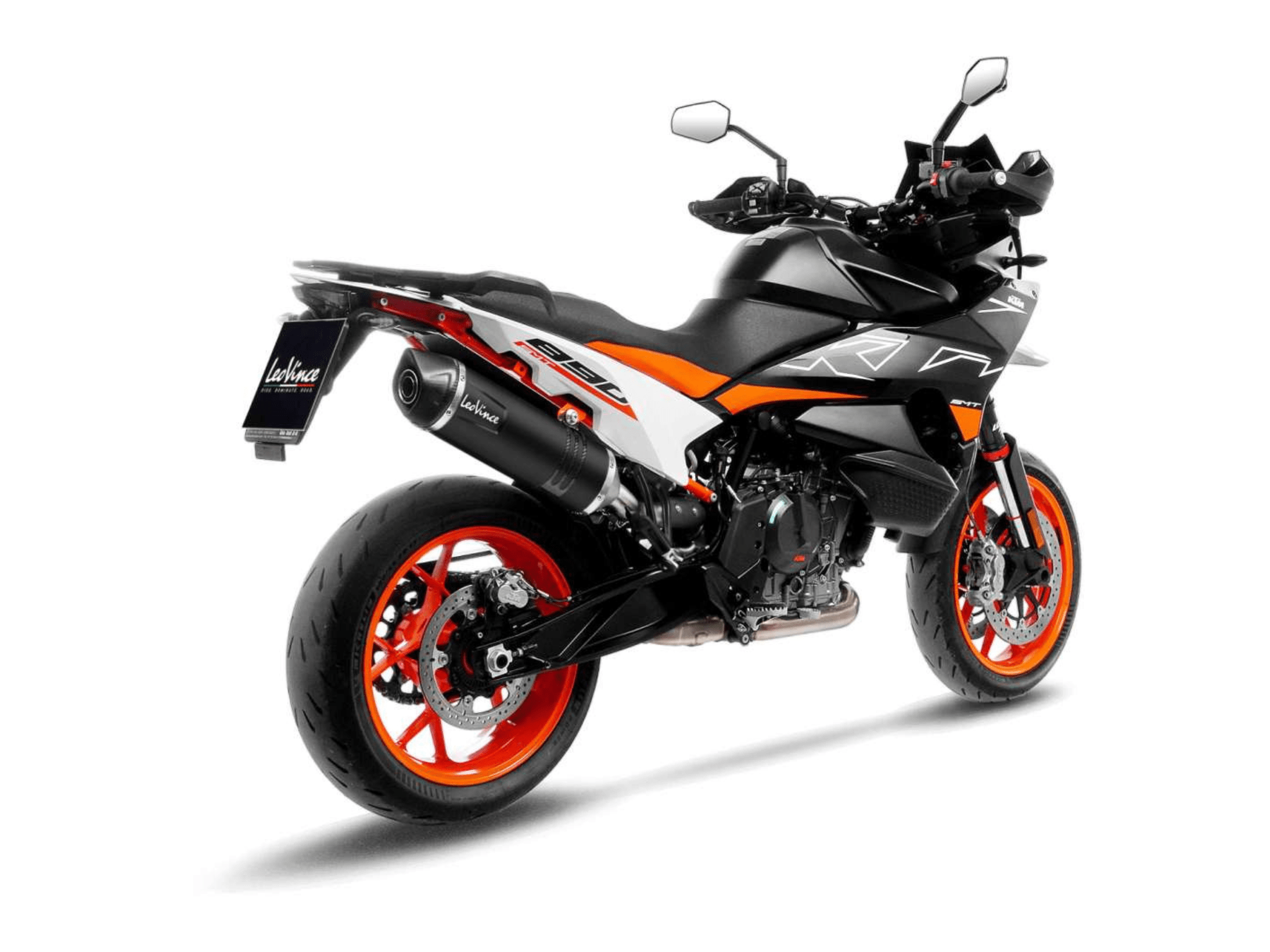 KTM 890 SMT LeoVince Exhaust LV ONE EVO Black Slip-On Silencer 2023-2026 - Slika 3