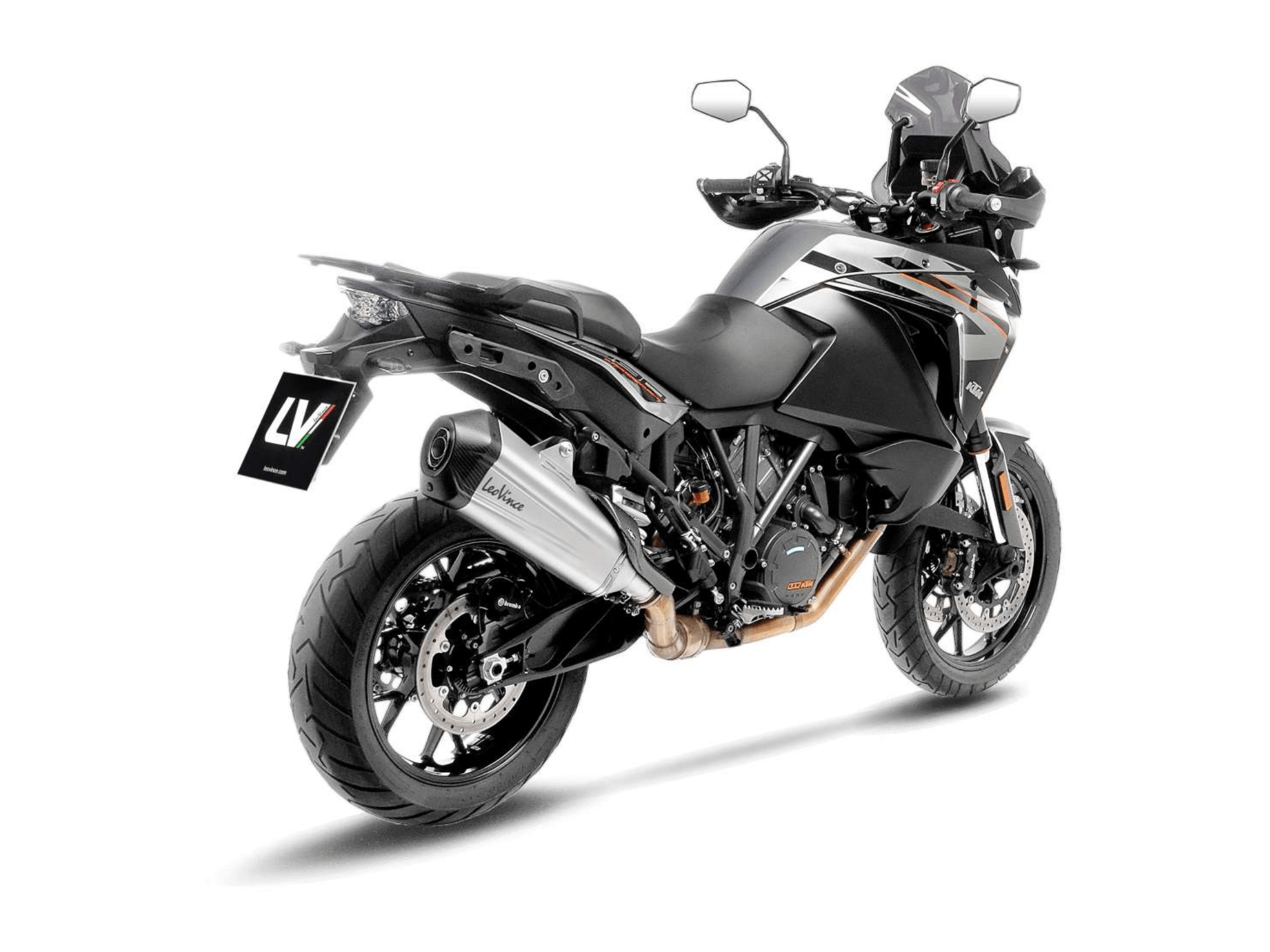KTM 1190 ADVENTURE LeoVince Exhaust LV-12 R Slip-On Silencer 2013-2016 - immagine 3