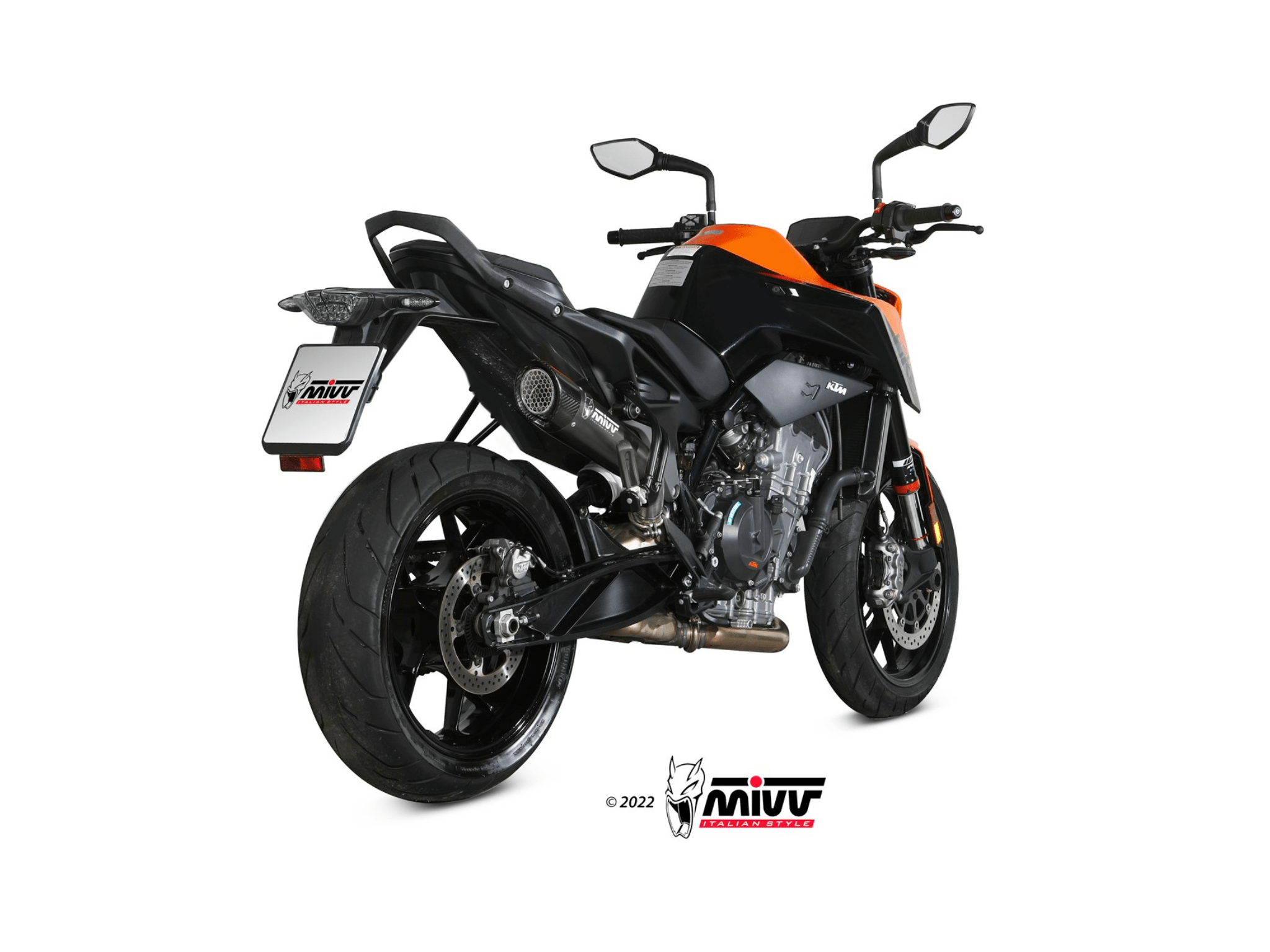 KTM 890 DUKE MIVV Exhaust X-M5 Black Slip-On Silencer 2020-2024 - Slika 3