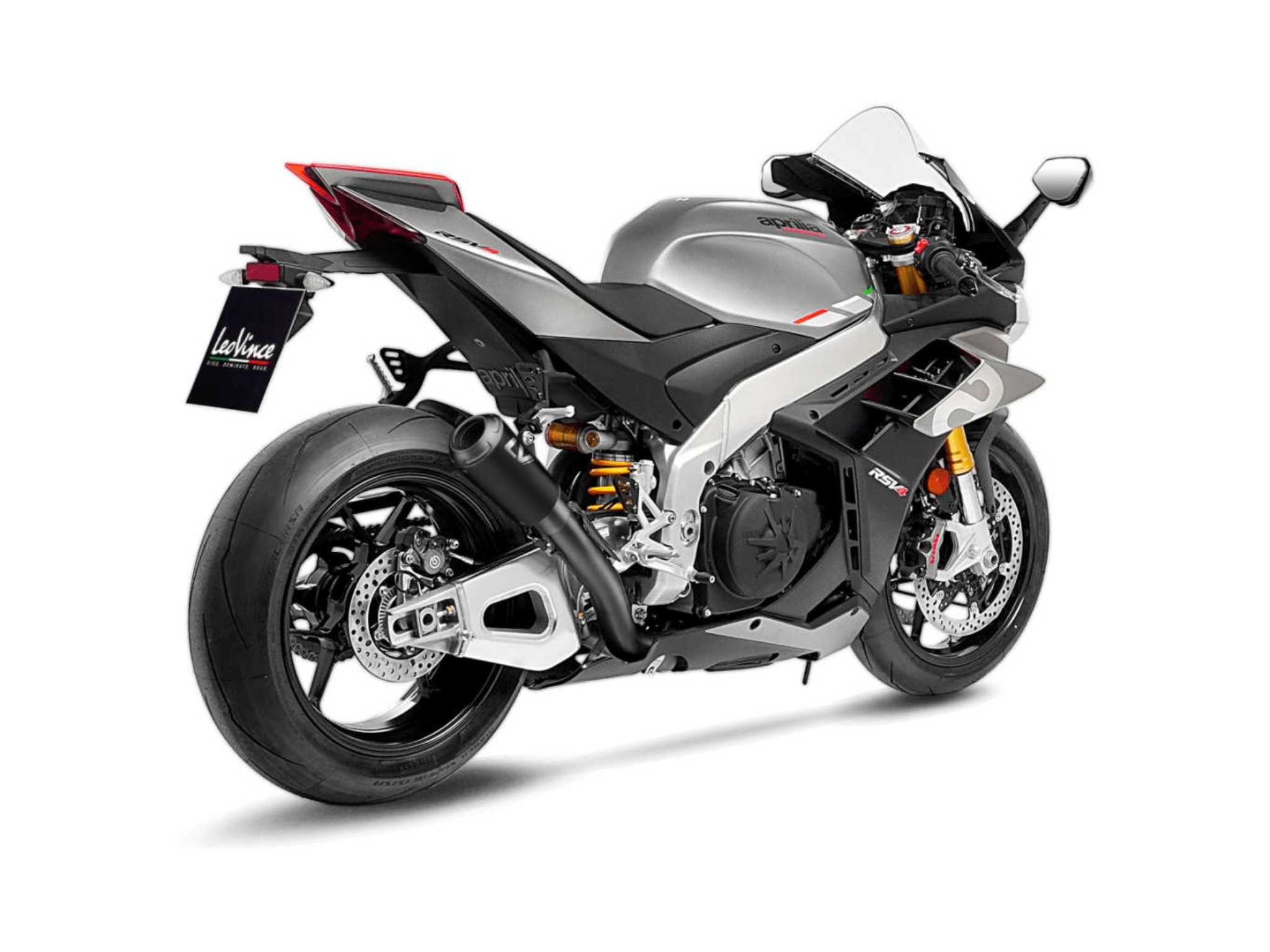 APRILIA RSV4 LeoVince Exhaust LV-10 Black Slip-On Silencer 2021-2024 - Image 3
