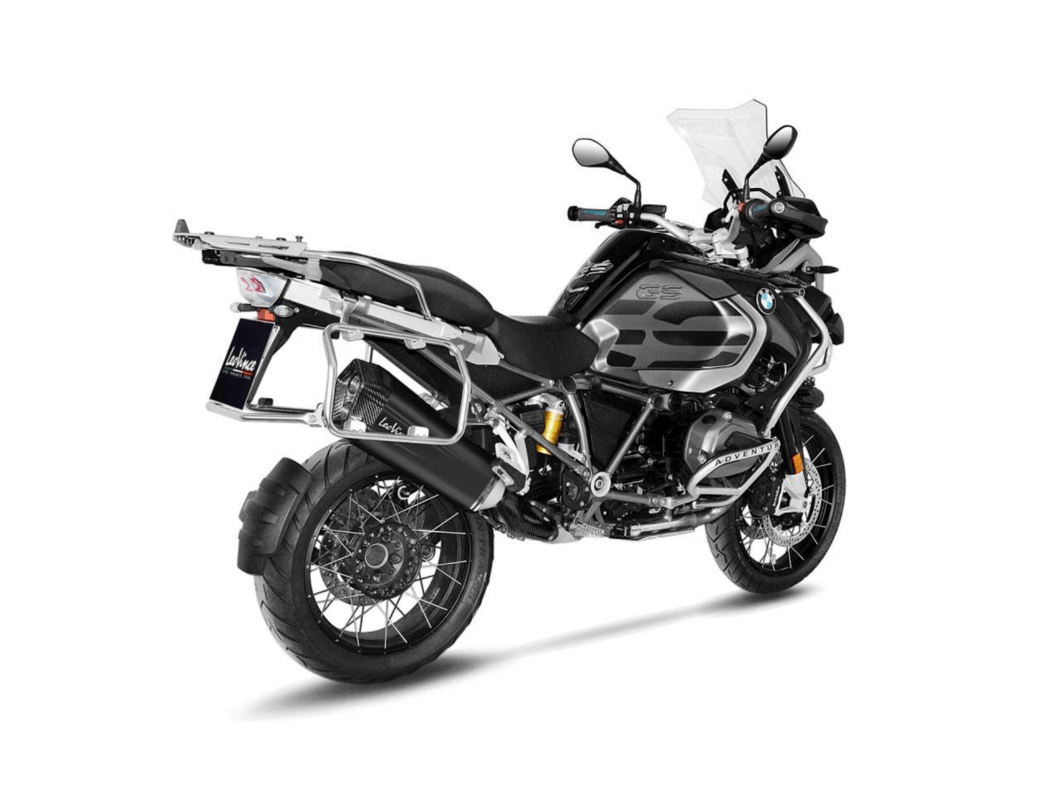 BMW R 1200 GS ADVENTURE LeoVince Exhaust LV-12 Black Slip-On Silencer 2013-2016 - Image 3