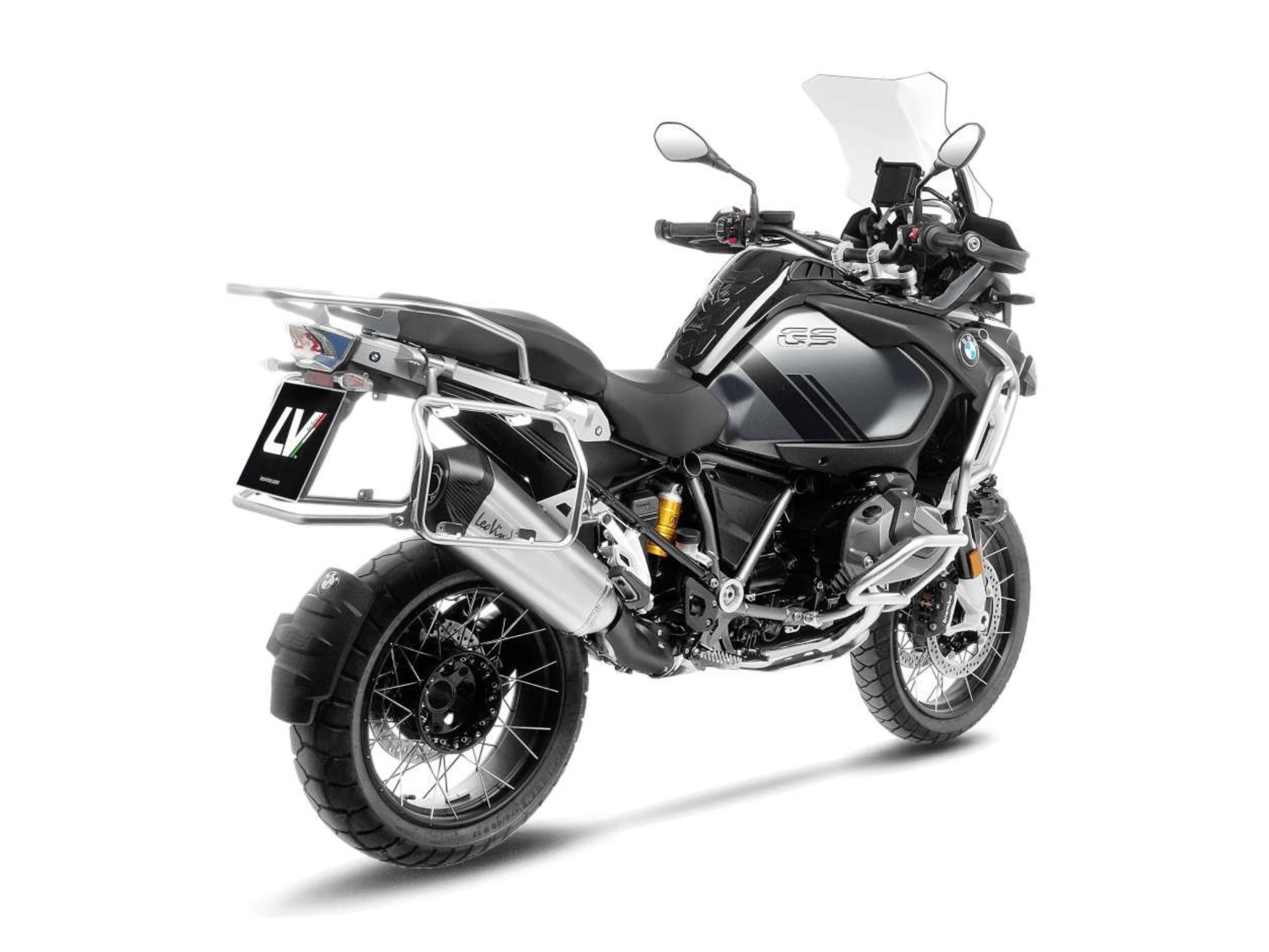 BMW R 1250 GS / ADVENTURE LeoVince Exhaust LV-12 R Slip-On Silencer 2019-2023 - Image 3