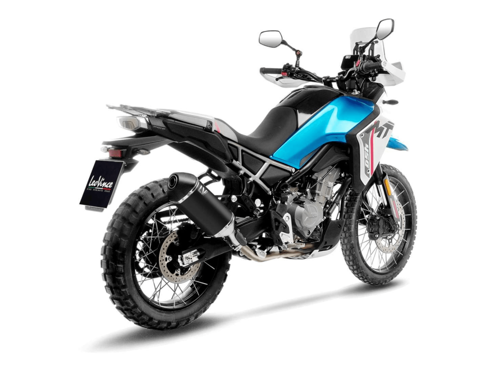CF MOTO 450 MT LeoVince Exhaust LV-14 Black Slip-On Silencer 2024 - Slika 3