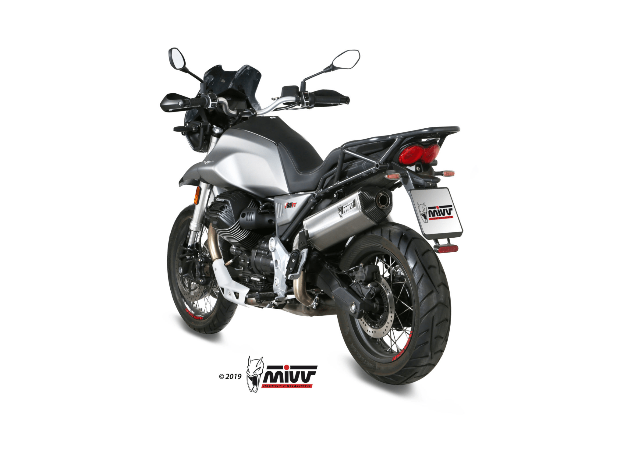 MOTO GUZZI V85 TT MIVV Exhaust SPEED EDGE Slip-On Silencer 2019-2024 - Image 3