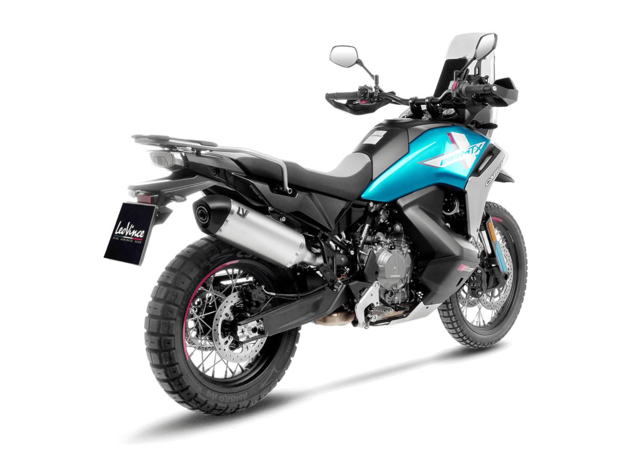 CF MOTO 800 MT-X LeoVince Exhaust LV-14 Slip-On Silencer 2025-2026 - Slika 3
