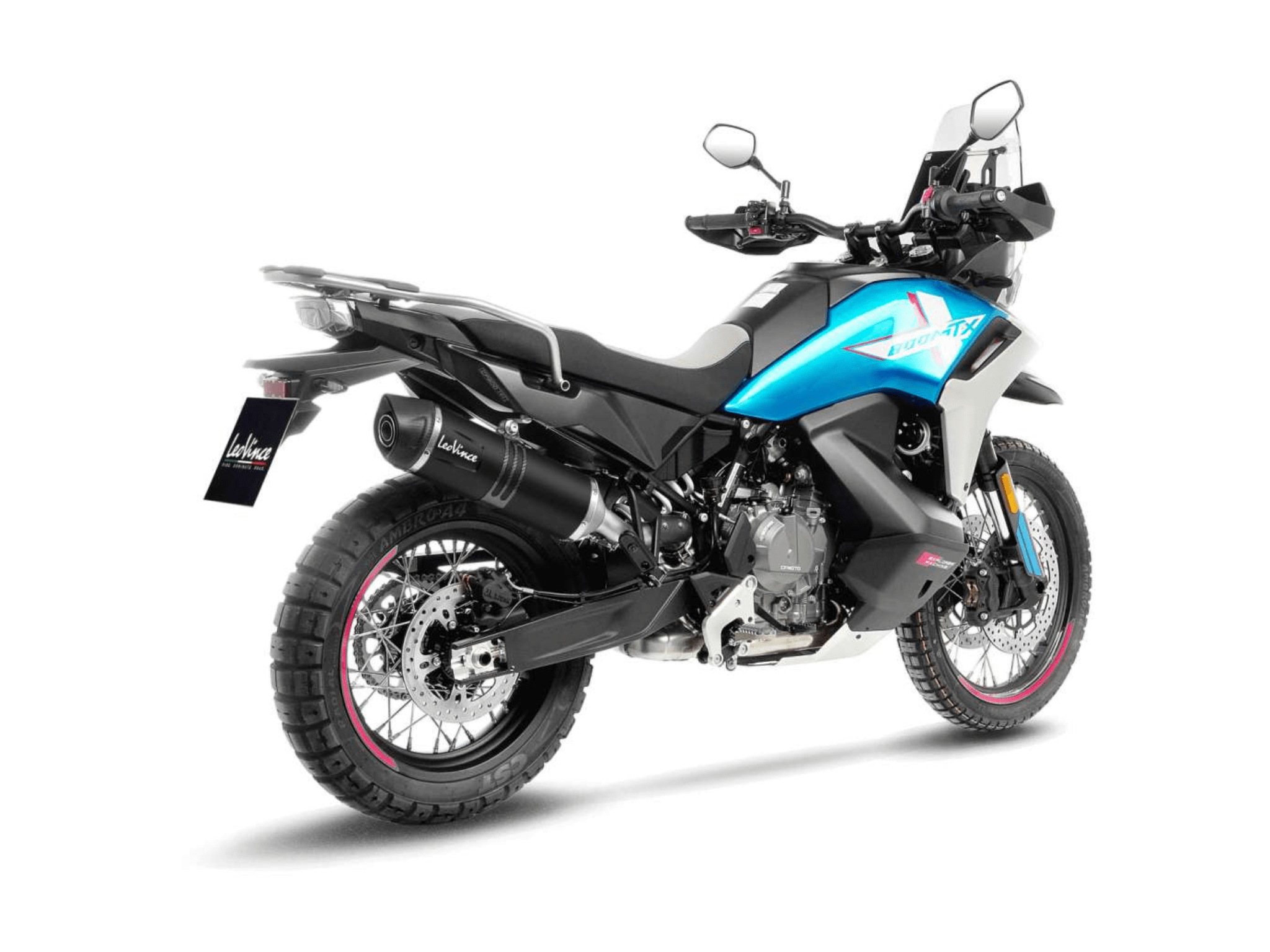 CF MOTO 800 MT-X LeoVince Exhaust LV ONE EVO Black Slip-On Silencer 2025-2026 - Slika 3