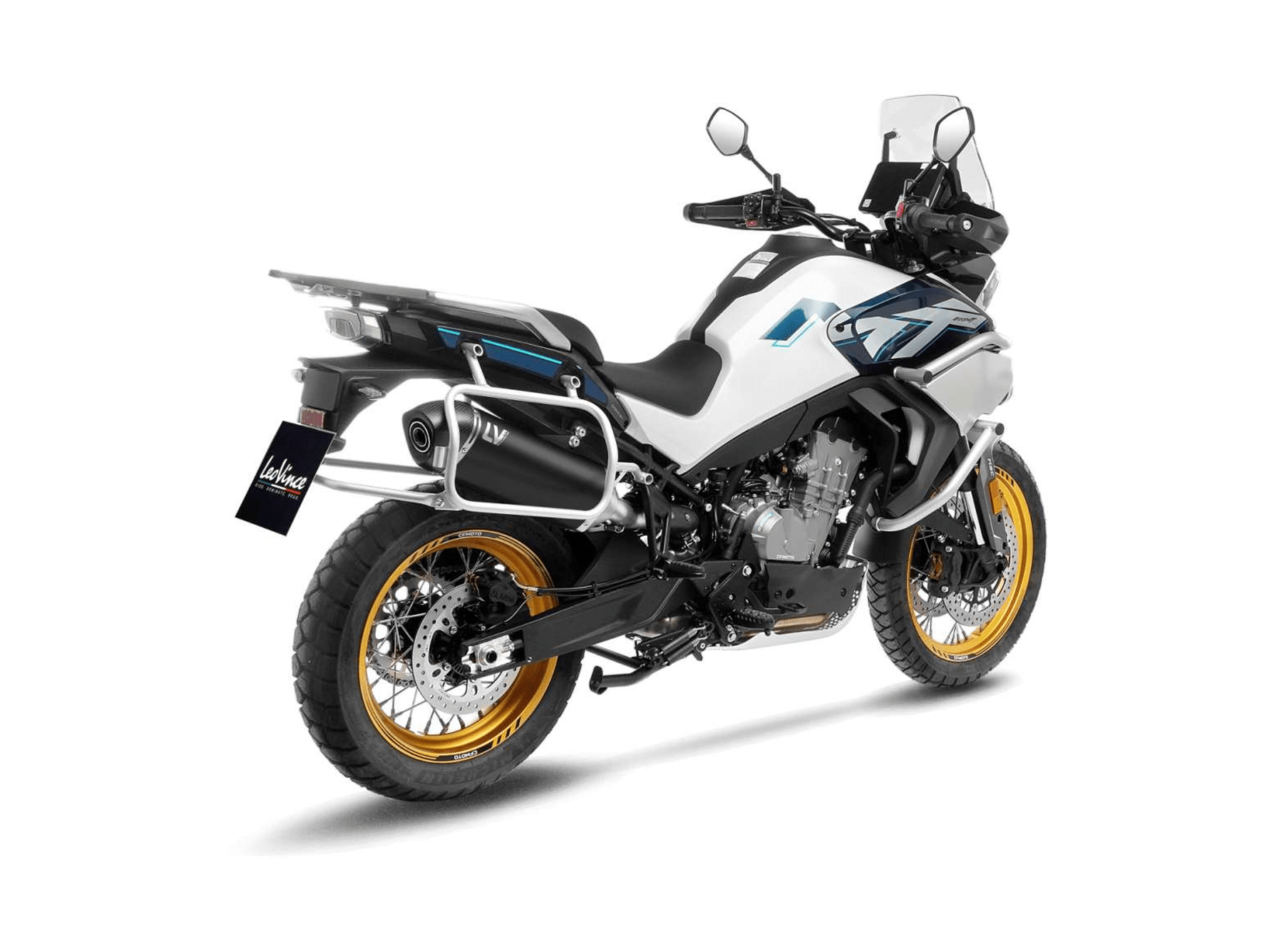 CF MOTO 800 MT LeoVince Exhaust LV-14 Black Slip-On Silencer 2022-2024 - Slika 3
