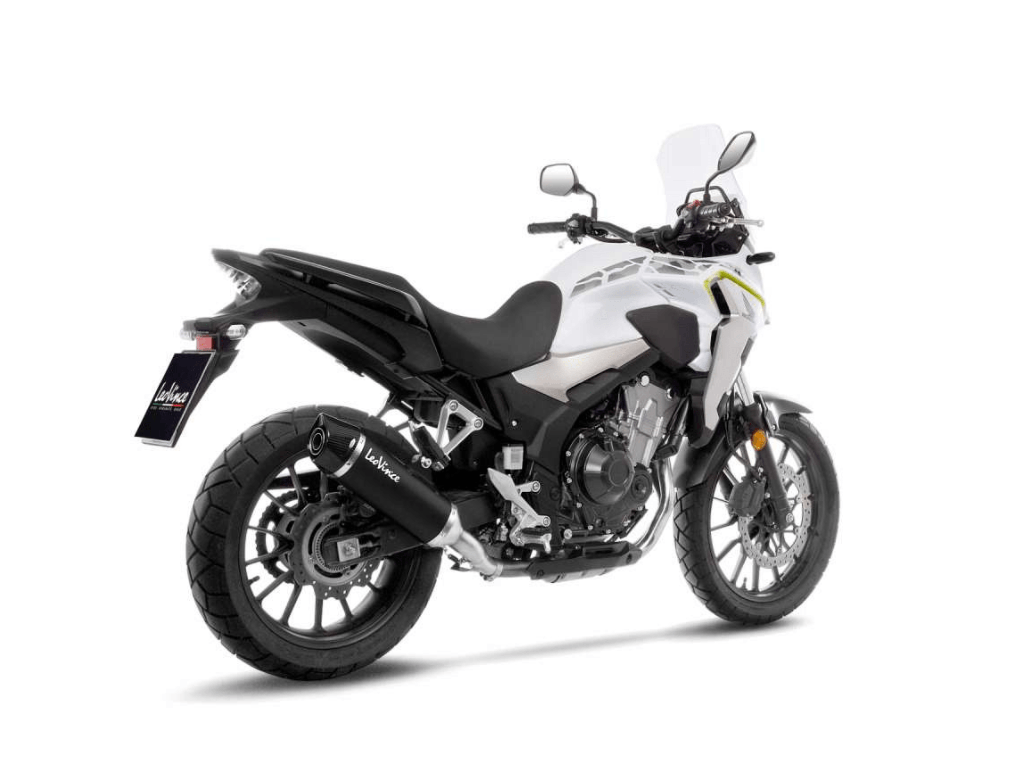 HONDA CB 500 X LeoVince Exhaust NERO Slip-On Silencer 2019-2023 - Slika 3