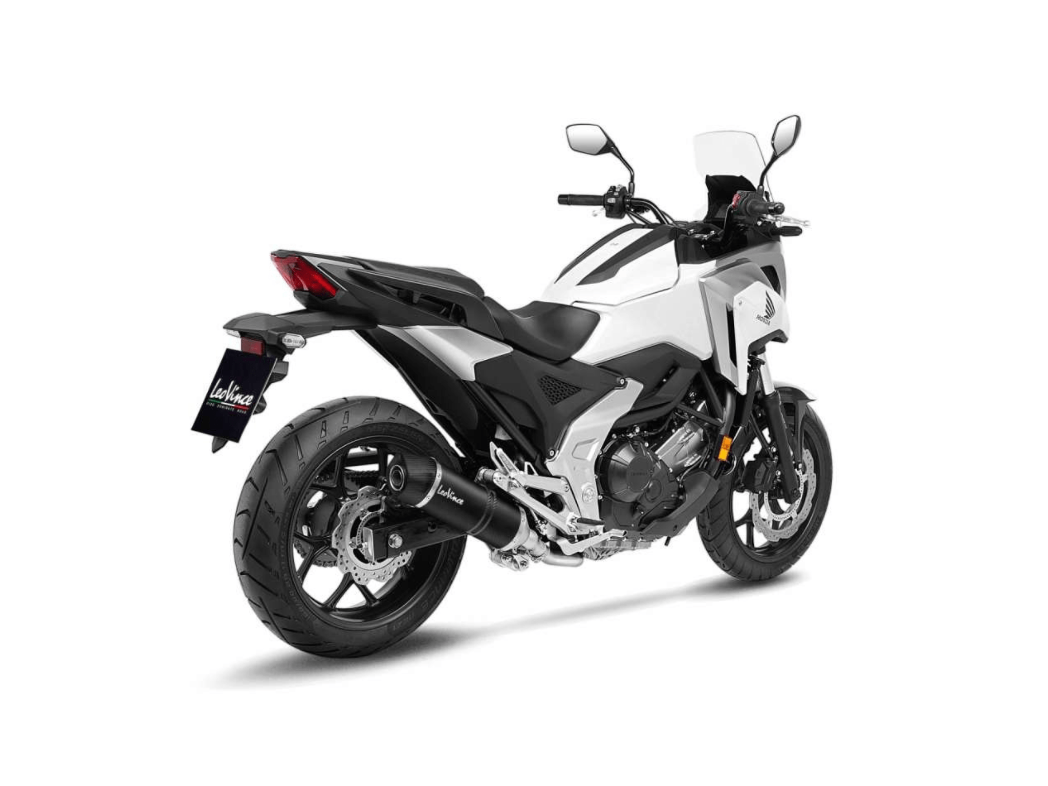 HONDA NC 750 X LeoVince Exhaust LV ONE EVO Black Slip-On Silencer 2021-2024 - Slika 3