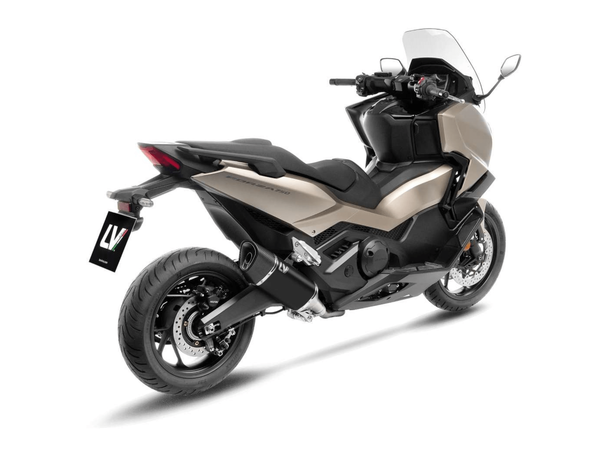 HONDA FORZA 750 LeoVince Exhaust LV-14 R Black Slip-On Silencer 2025-2026 - Slika 3