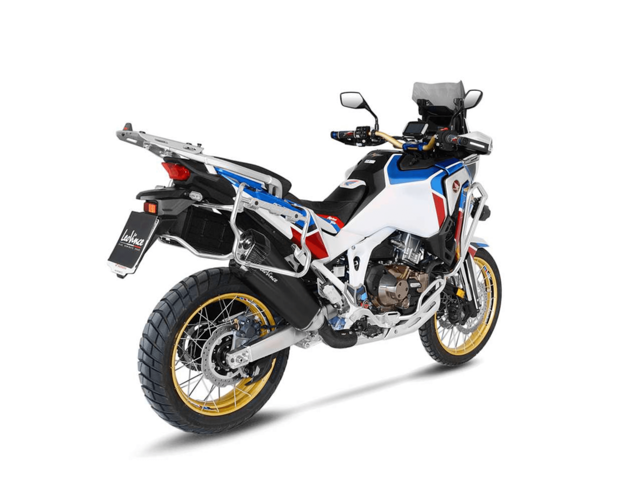 HONDA CRF 1100 L AFRICA TWIN ADV SPORTS LeoVince Exhaust LV-12 Black Slip-On Silencer 2020-2023 - Slika 3