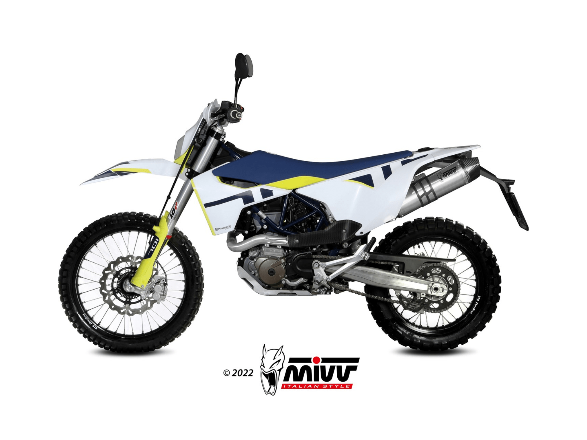 HUSQVARNA 701 SUPERMOTO MIVV Exhaust STR-1 Slip-On Silencer 2021-2024 - Image 2