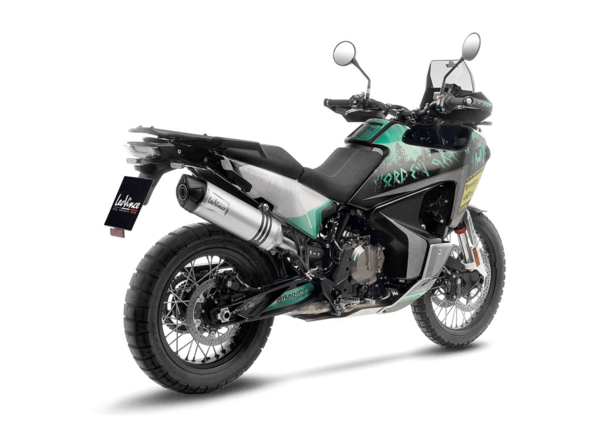 HUSQVARNA NORDEN 901 LeoVince Exhaust LV ONE EVO Slip-On Silencer 2022-2025 - immagine 2