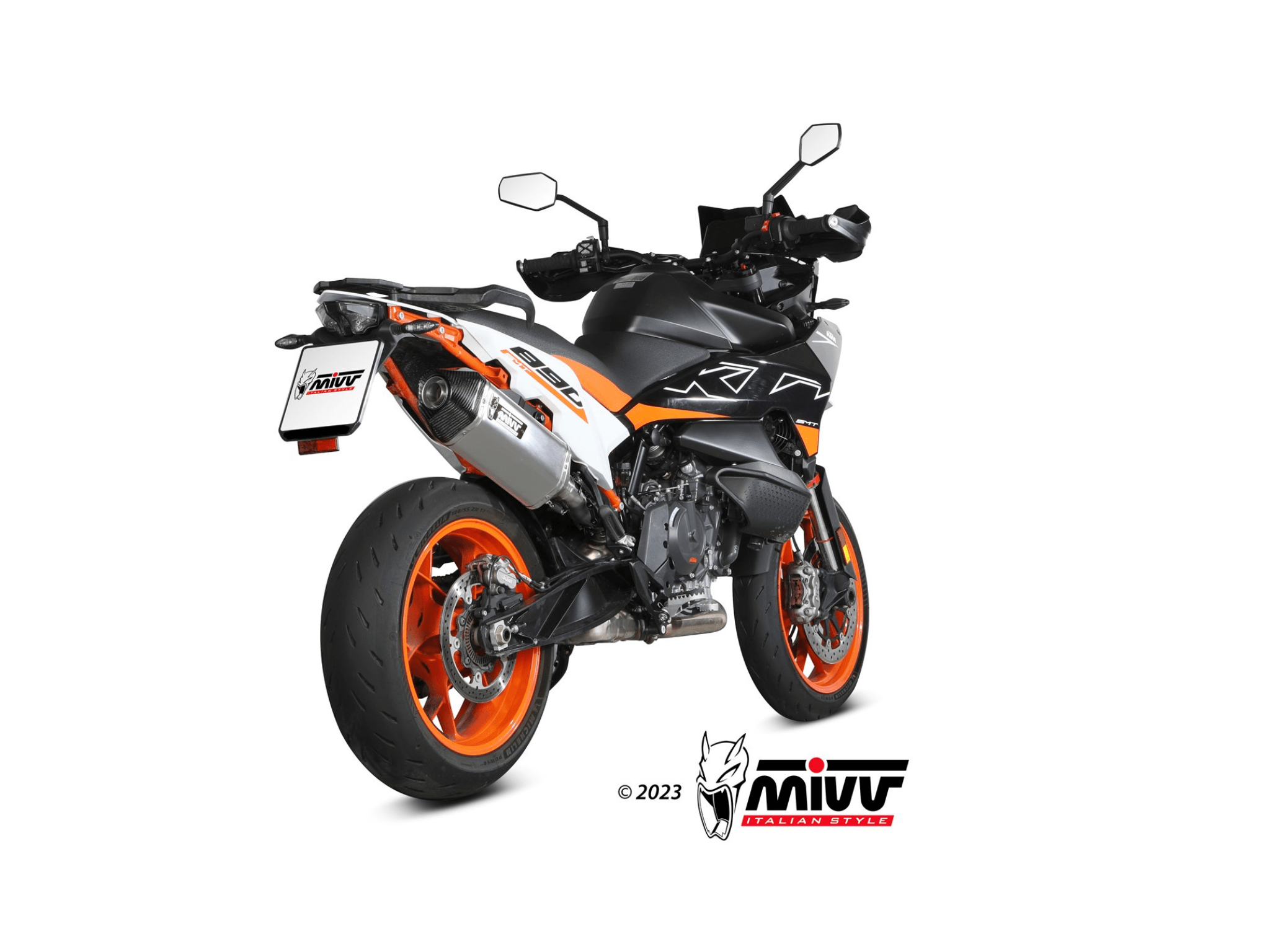 KTM 890 SMT MIVV Exhaust SPEED EDGE Slip-On Silencer 2023-2024 - Slika 3