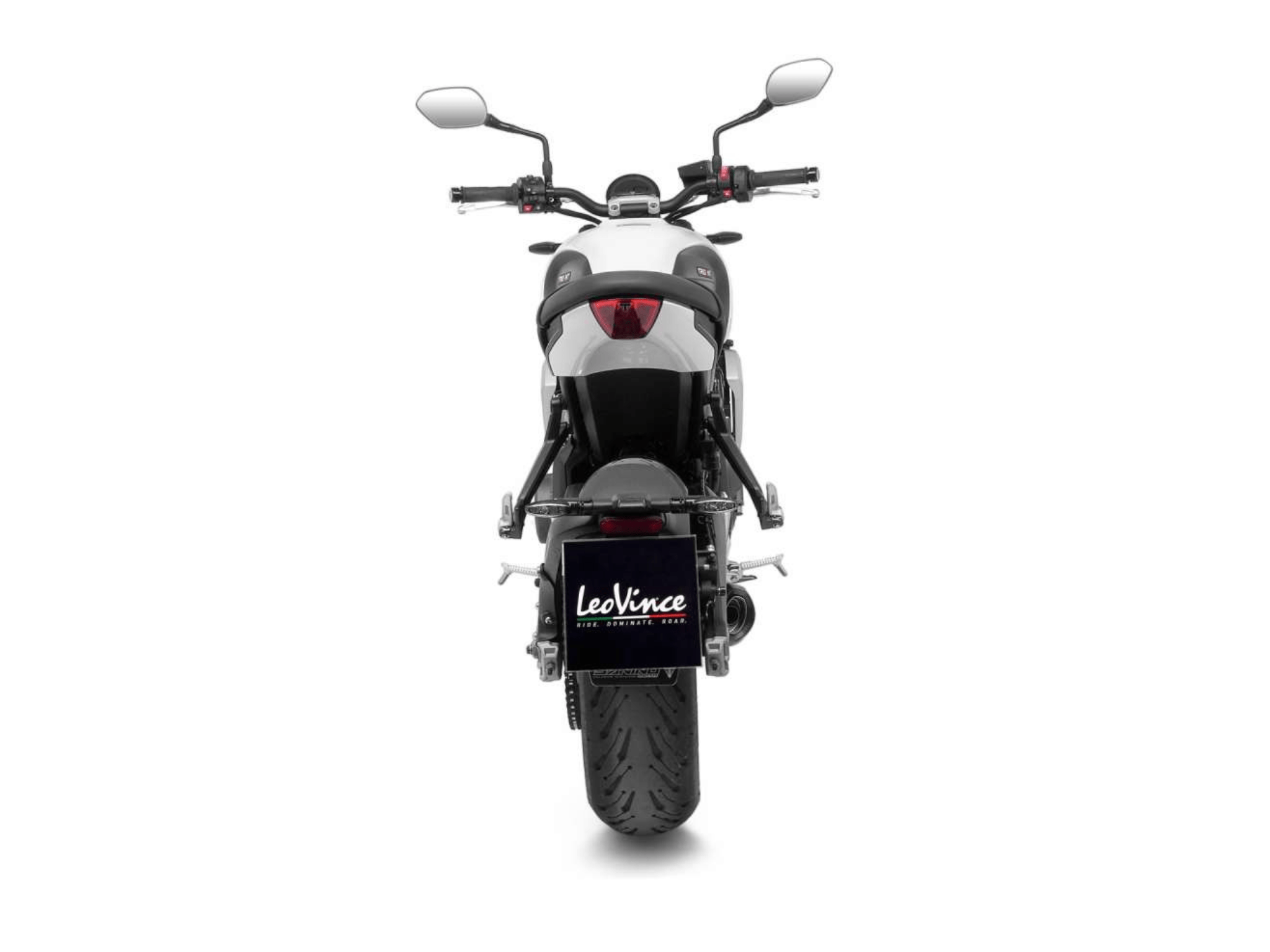 TRIUMPH TRIDENT 660 LeoVince Exhaust Complete System with LV ONE EVO BLACK Silencer 2021-2024 - Slika 4