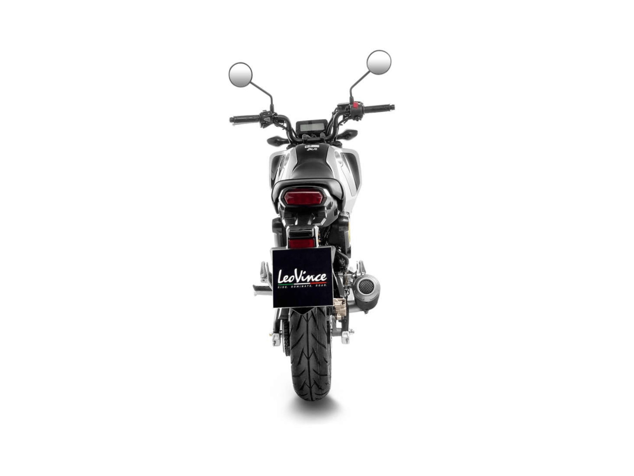 HONDA MSX 125 / GROM LeoVince Exhaust Complete Racing System with LV-10 Carbon Silencer 2022-2024 - Slika 4