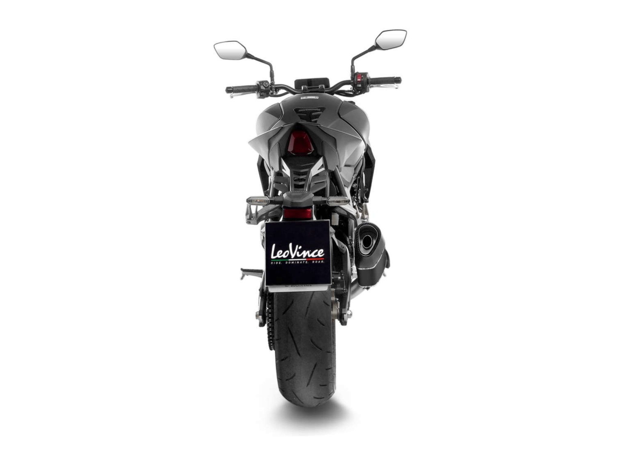 HONDA CB 1000 HORNET / SP LeoVince Exhaust LV-14 R Black Slip-On Silencer 2025-2026 - immagine 4