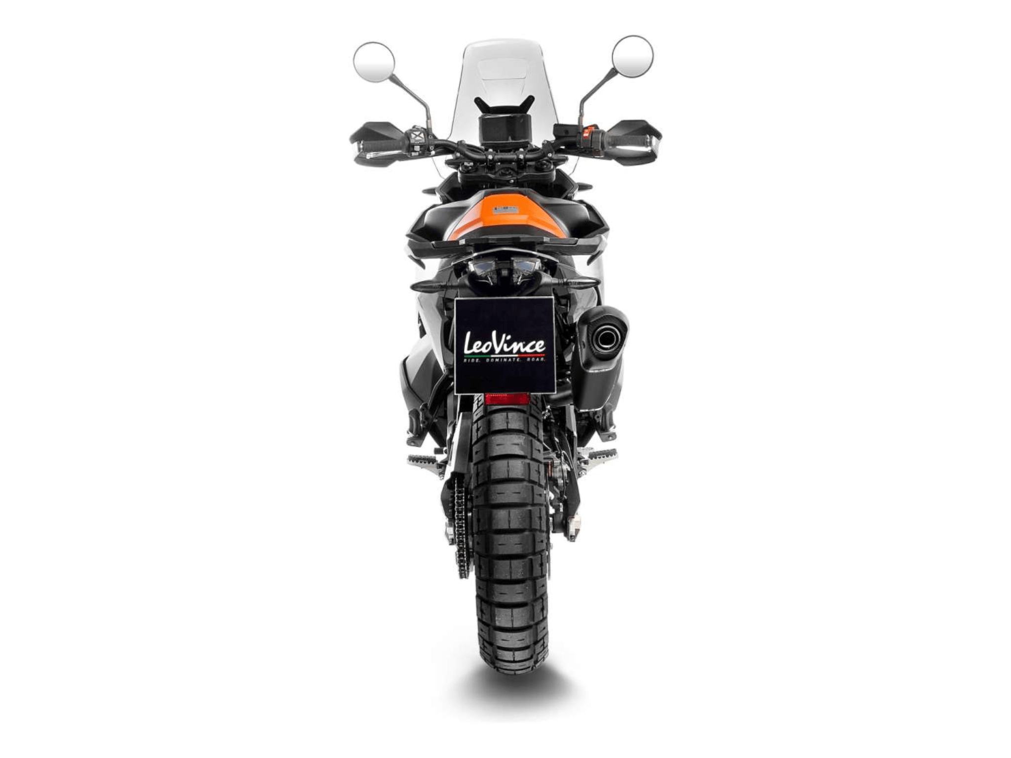 KTM 790 ADVENTURE LeoVince Exhaust LV-14 Black Slip-On Silencer 2019-2020 - Image 4