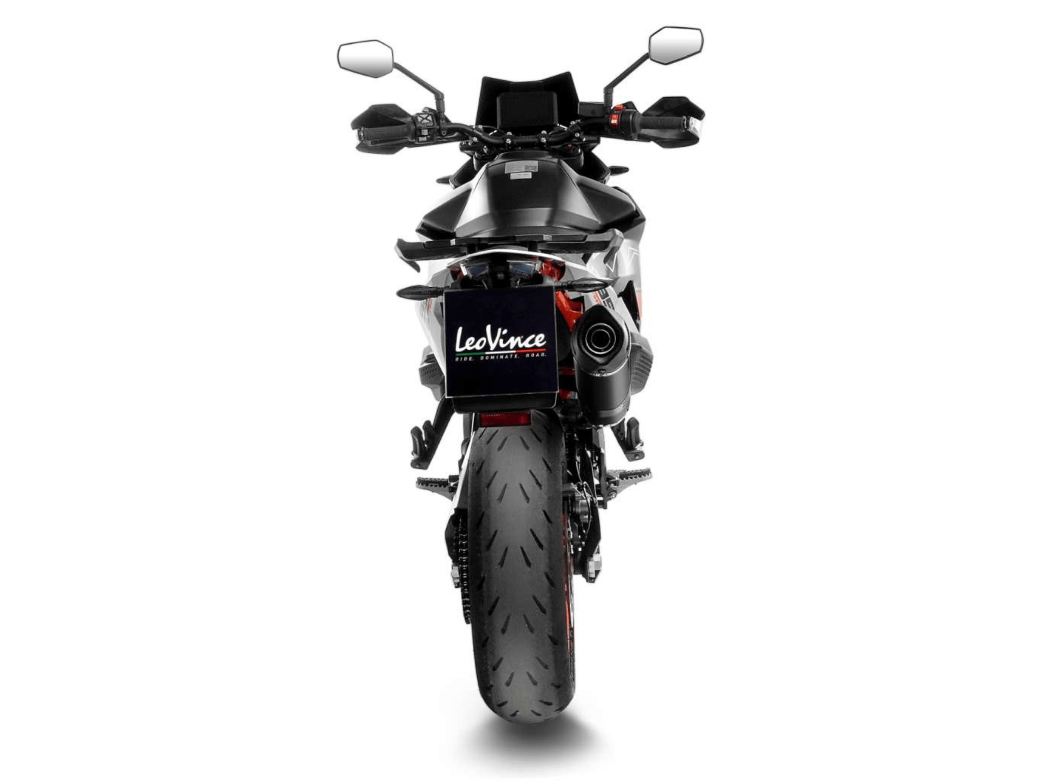 KTM 890 SMT LeoVince Exhaust LV ONE EVO Black Slip-On Silencer 2023-2026 - Slika 4