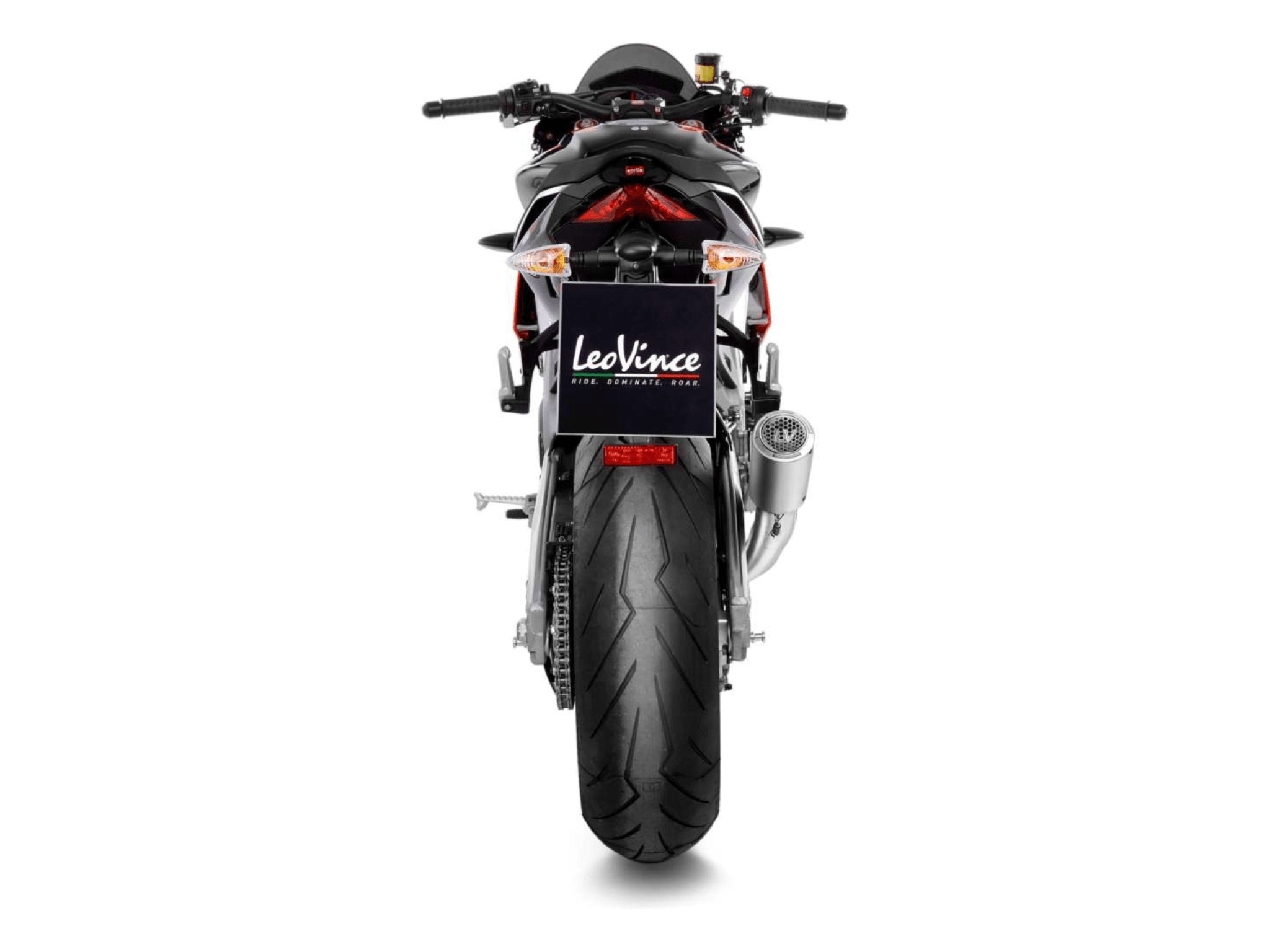 APRILIA TUONO V4 LeoVince Exhaust LV CORSA S Titanium Slip-On Silencer 2019-2020 - Image 4