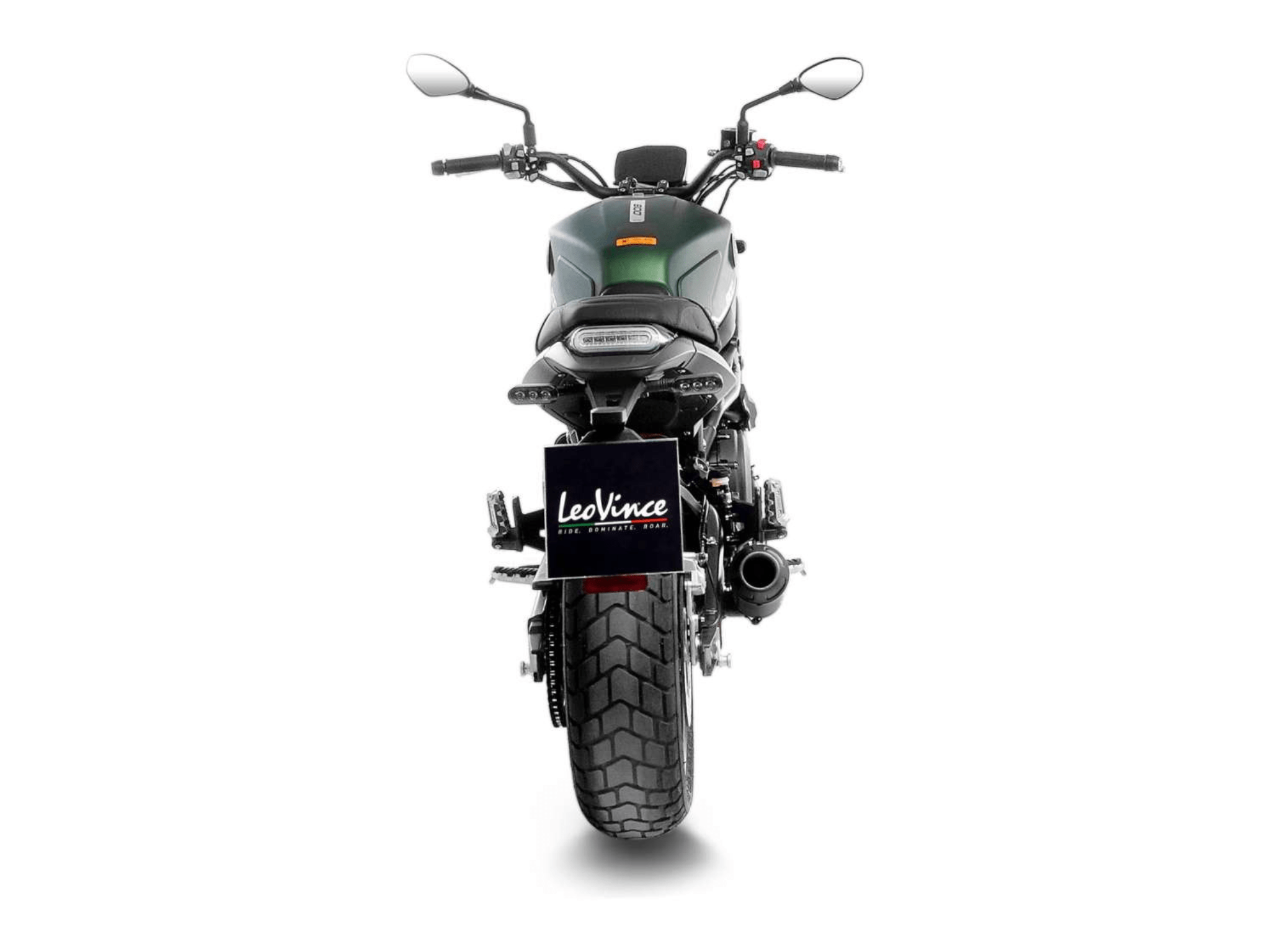 BENELLI LEONCINO 800 LeoVince Exhaust LV-10 Black Slip-On Silencer 2022-2024 - immagine 4