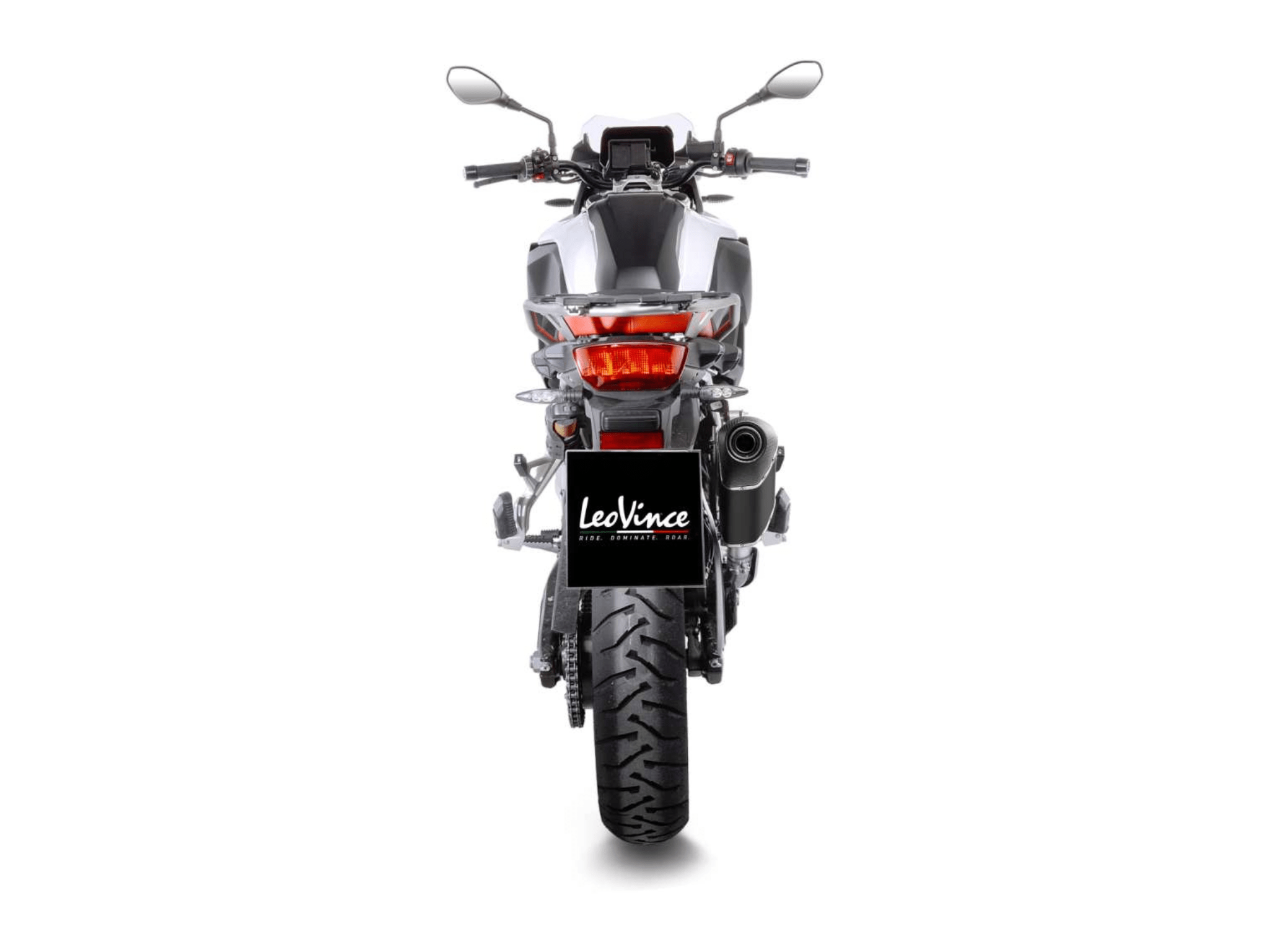 BMW F 750 GS LeoVince Exhaust LV-14 Black Slip-On Silencer 2018-2024 - immagine 4