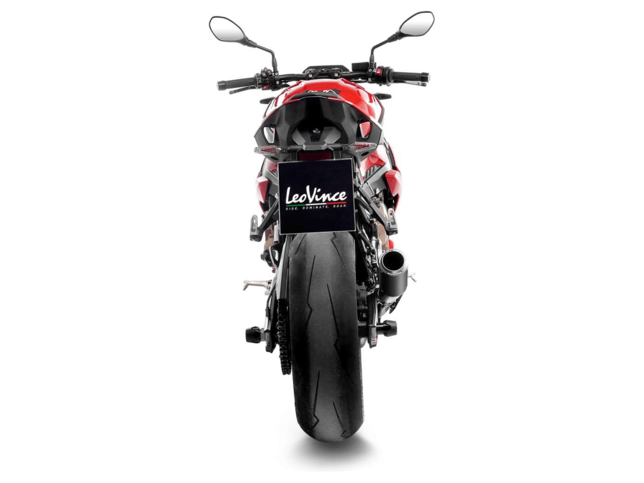 BMW S 1000 R LeoVince Exhaust LV CORSA Black Slip-On Silencer 2021-2024 - Image 4
