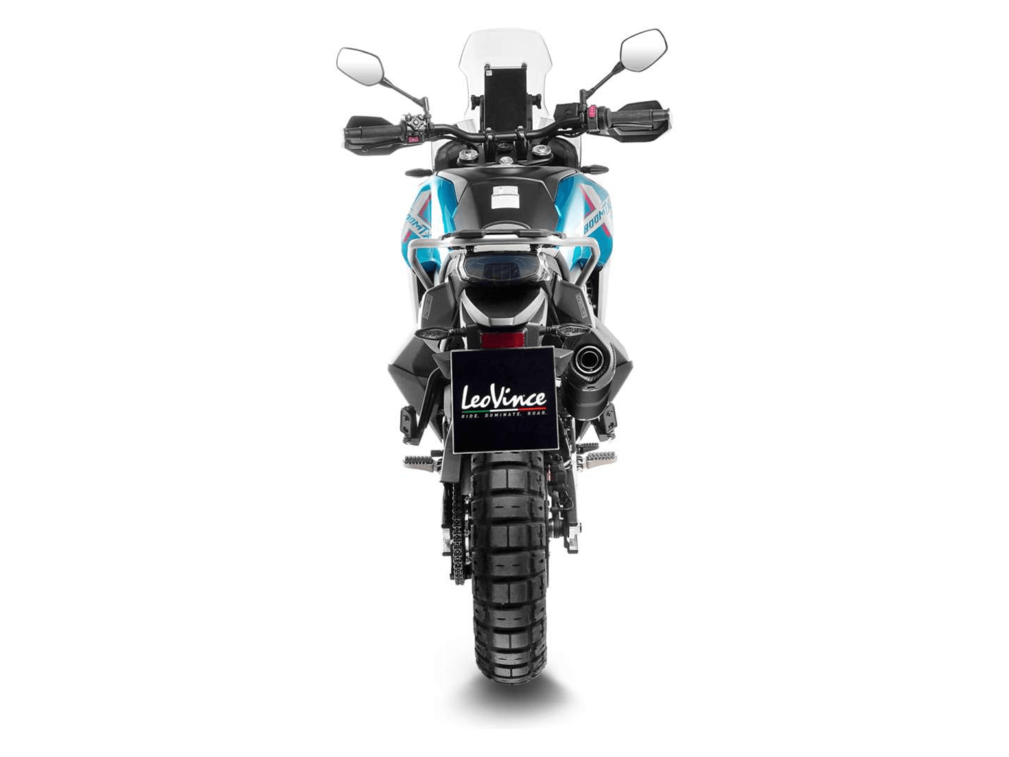CF MOTO 800 MT-X LeoVince Exhaust LV ONE EVO Black Slip-On Silencer 2025-2026 - Slika 4