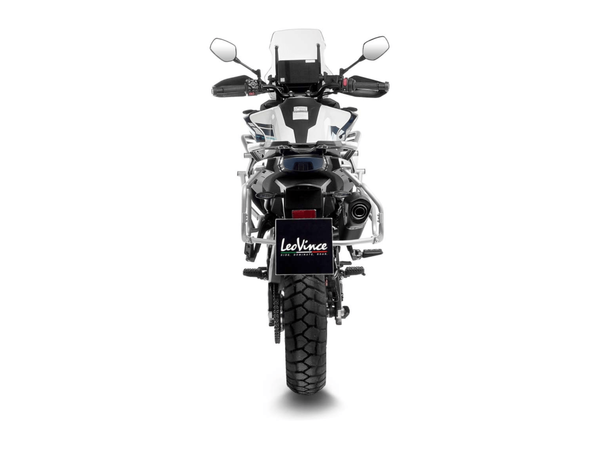 CF MOTO 800 MT LeoVince Exhaust LV-14 Black Slip-On Silencer 2022-2024 - Slika 4
