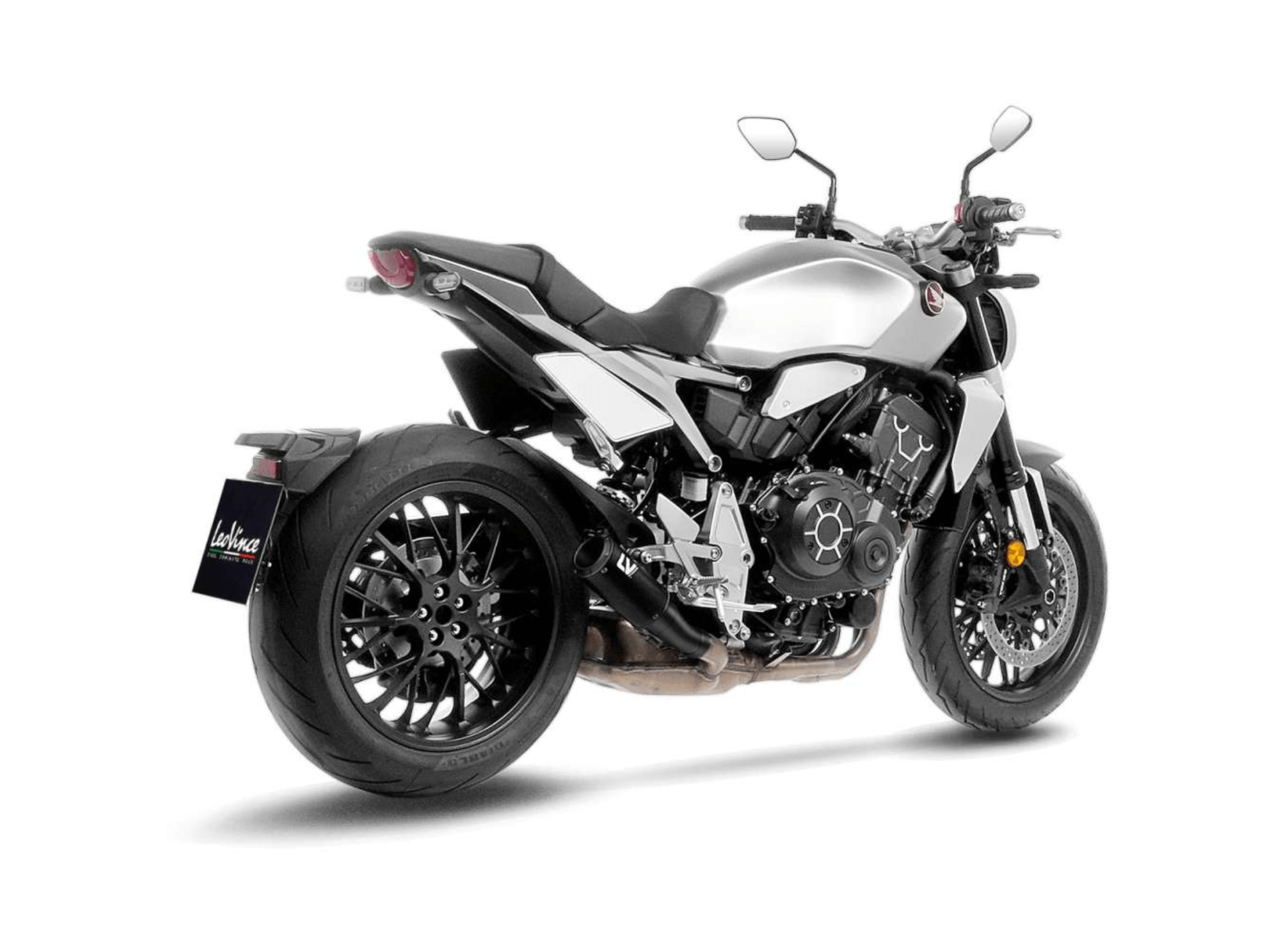HONDA CB 1000 R LeoVince Exhaust LV CORSA S Black Slip-On Silencer 2018-2024 - immagine 3