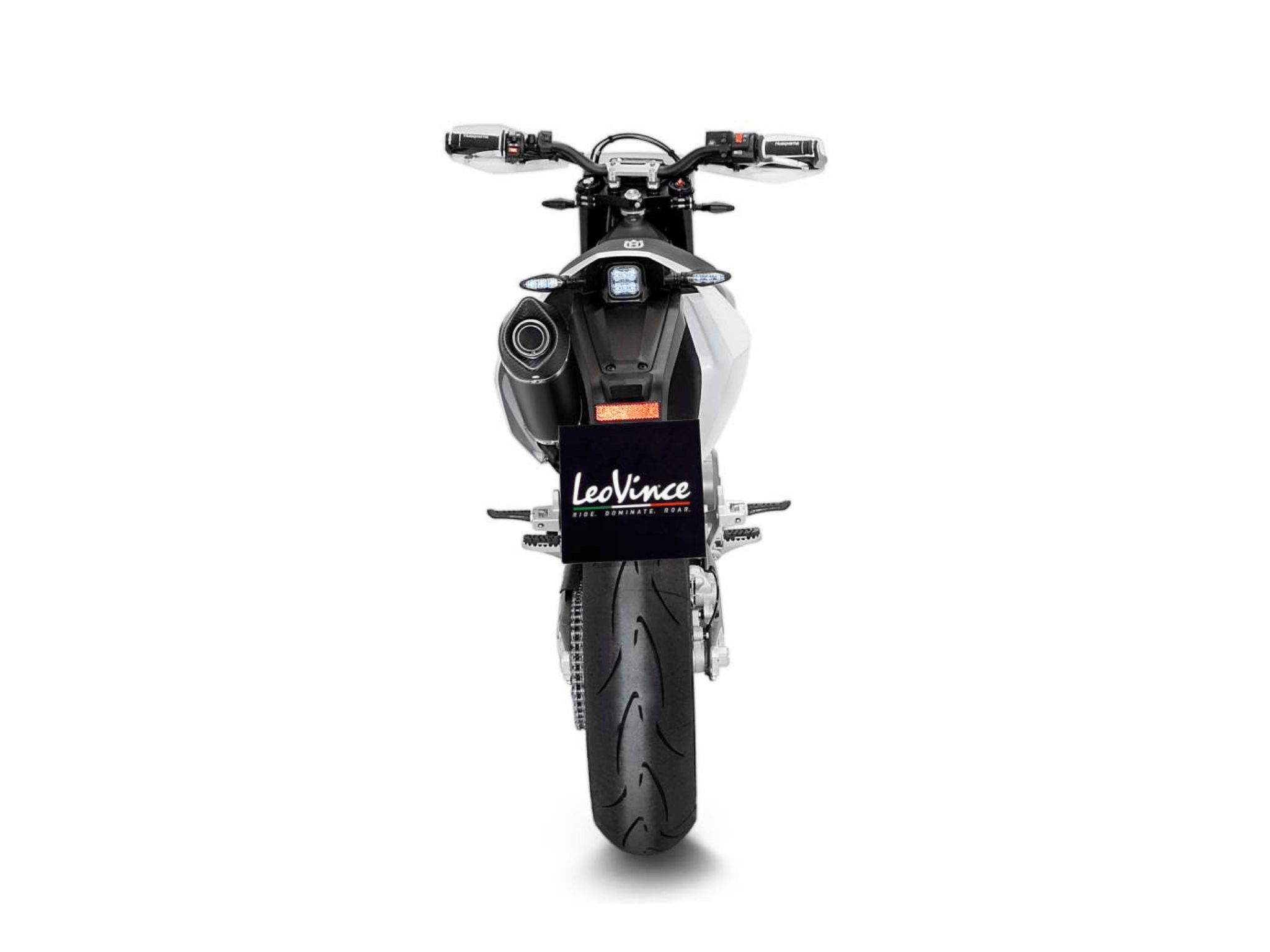 HUSQVARNA 701 ENDURO LeoVince Exhaust Complete Racing System with NERO Silencer 2021-2024 - Image 4