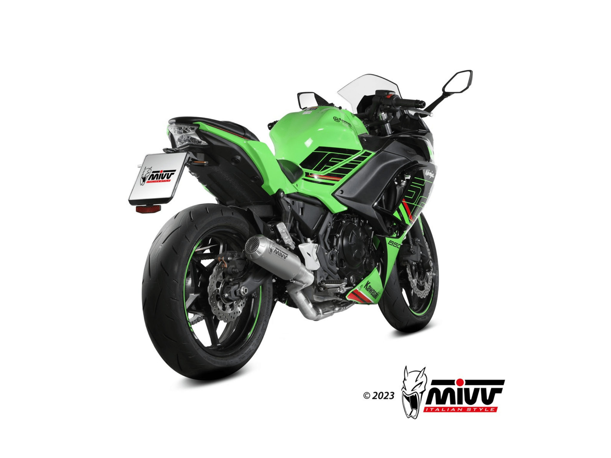 KAWASAKI NINJA 650 MIVV Exhaust Complete Racing System with MK3 Silencer 2024-2026 - Image 3
