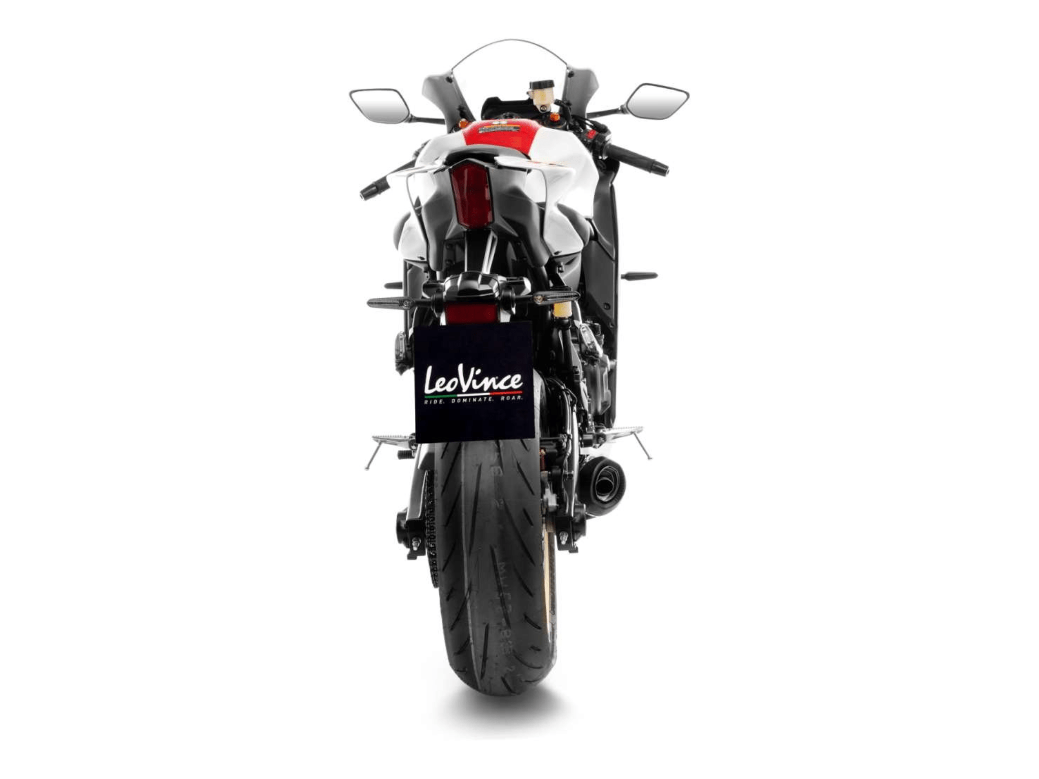 YAMAHA R7 LeoVince Exhaust Complete System with LV ONE EVO Black Silencer 2021-2024 - Image 4