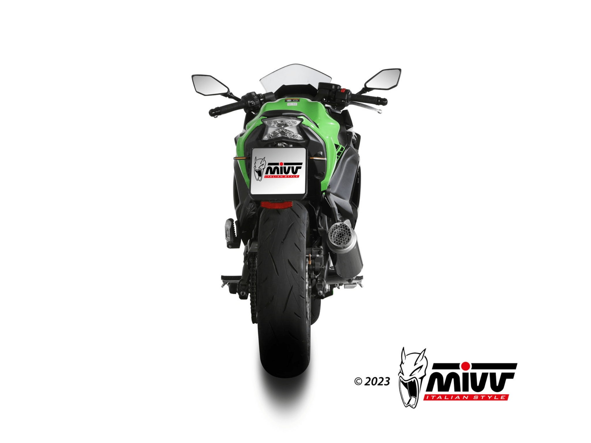 KAWASAKI NINJA 650 MIVV Exhaust Complete System with GP PRO Carbon Silencer 2024-2026 - Image 4