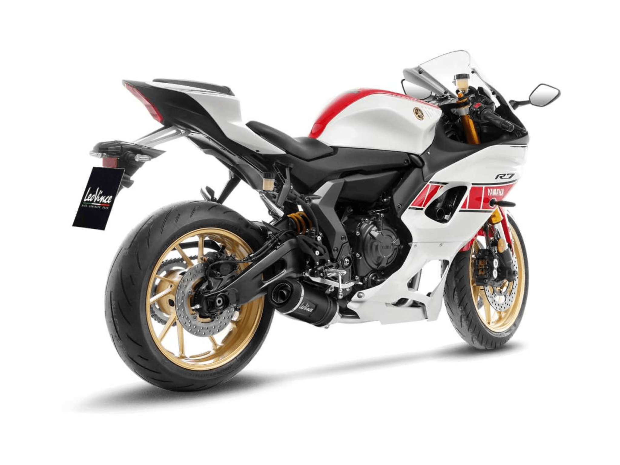 YAMAHA R7 LeoVince Exhaust Complete System with LV ONE EVO Black Silencer 2021-2024 - Image 3