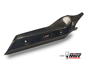 KTM 690 SMC R MIVV Exhaust Carbon Heat Shield 2021-2024