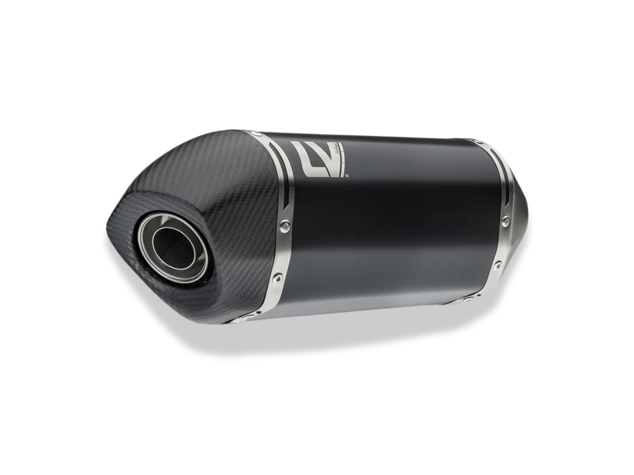 BMW F 750 GS LeoVince Exhaust LV-14 Black Slip-On Silencer 2018-2024
