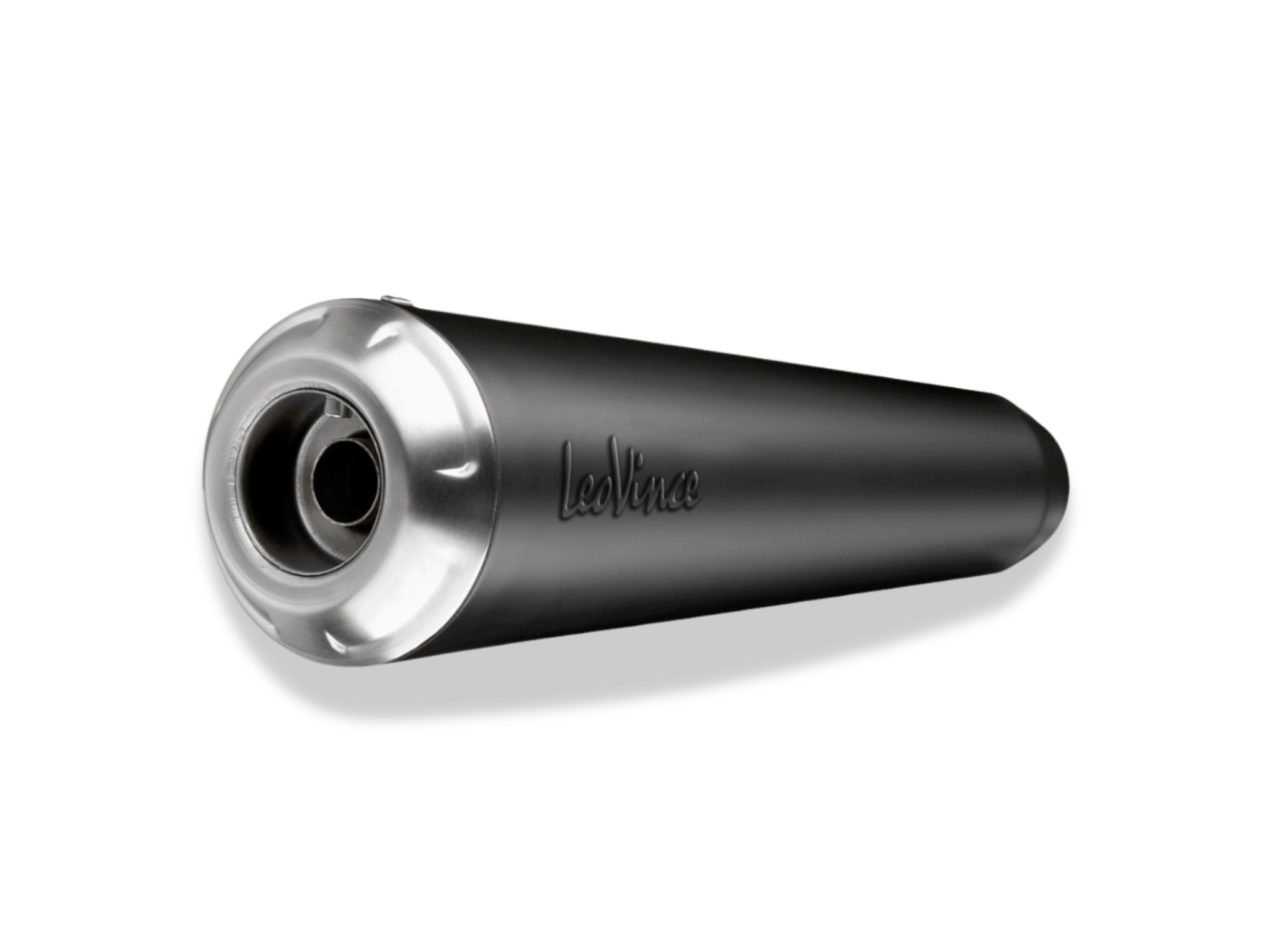 HONDA GB 350 S LeoVince Exhaust CLASSIC RACER Black Slip-On Silencer 2025-2026